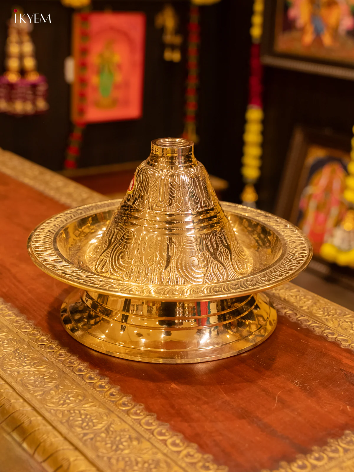 Brass Kuthu Vilakku - KF28116 - Image 8