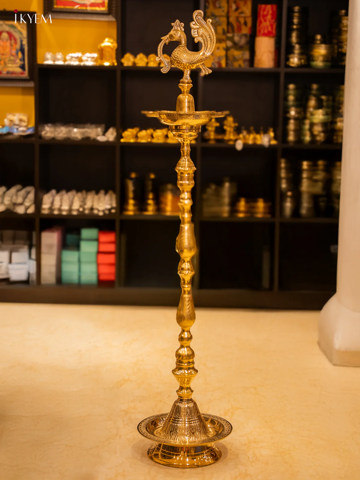 Brass Kuthu Vilakku - KF28116 - Image 9
