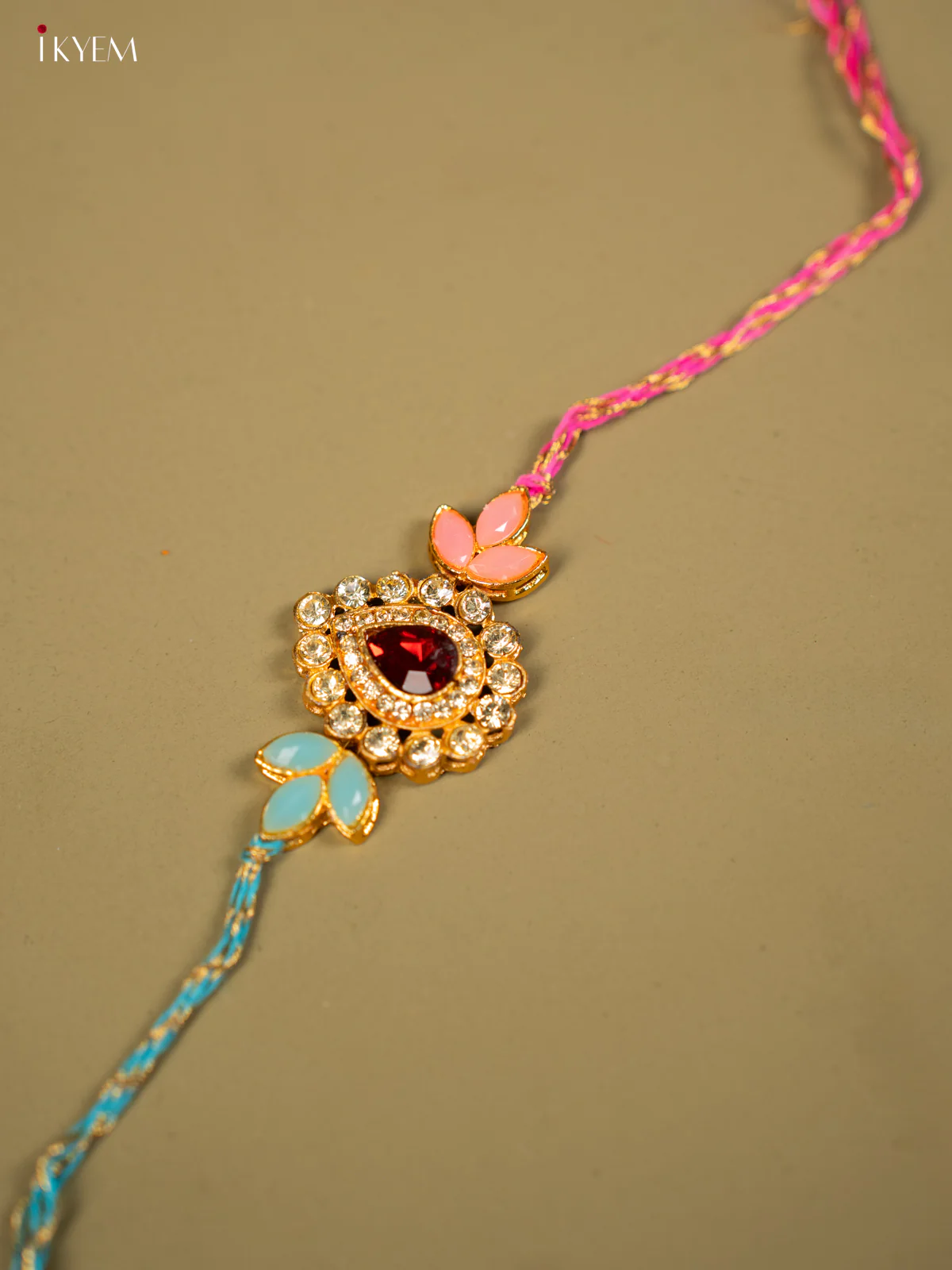 Rakhi -Kundan Design - KF30133 - Image 2