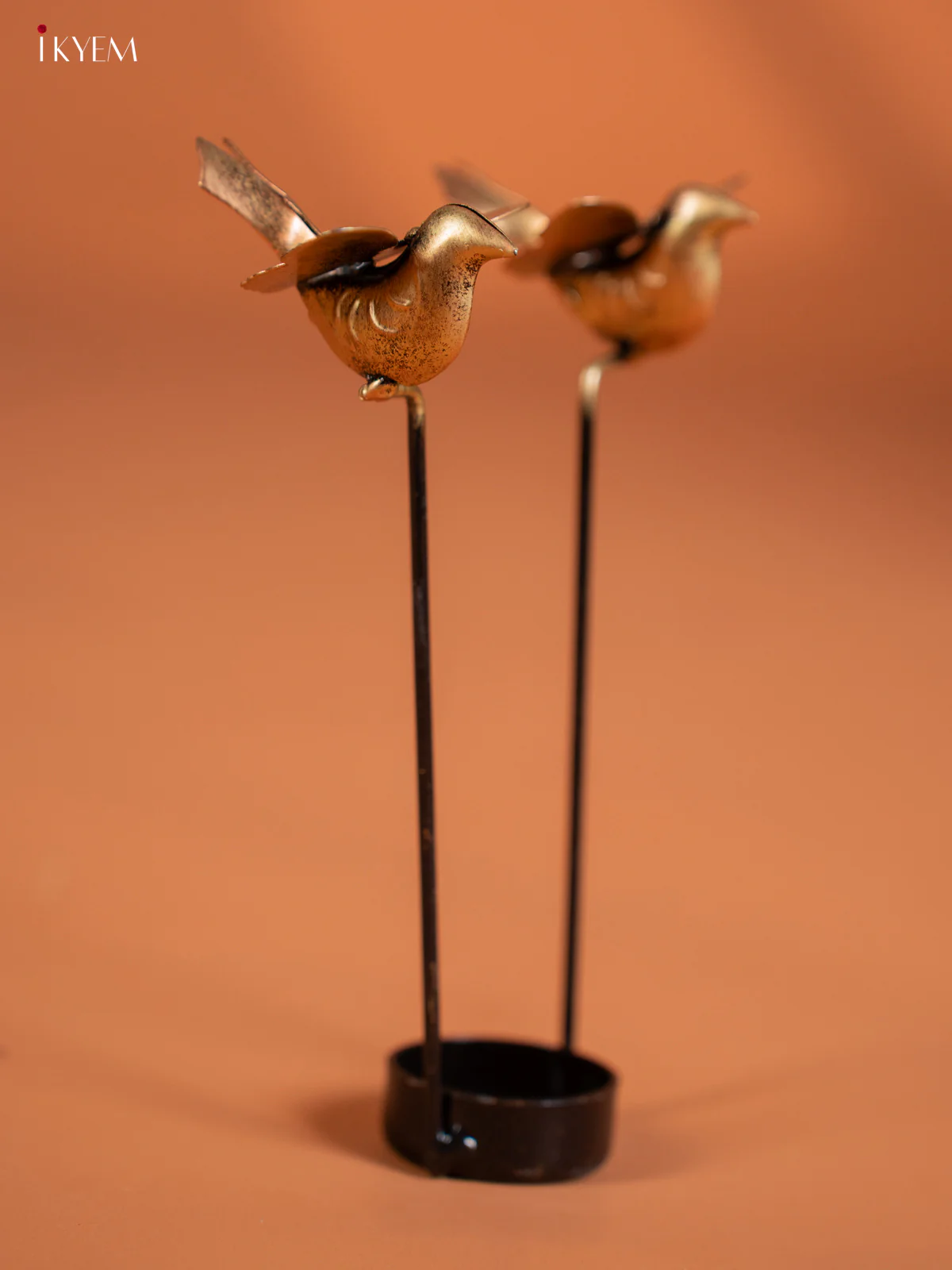 Metal Spin Lota Bird T-Light - Small - KG01143 - Image 4