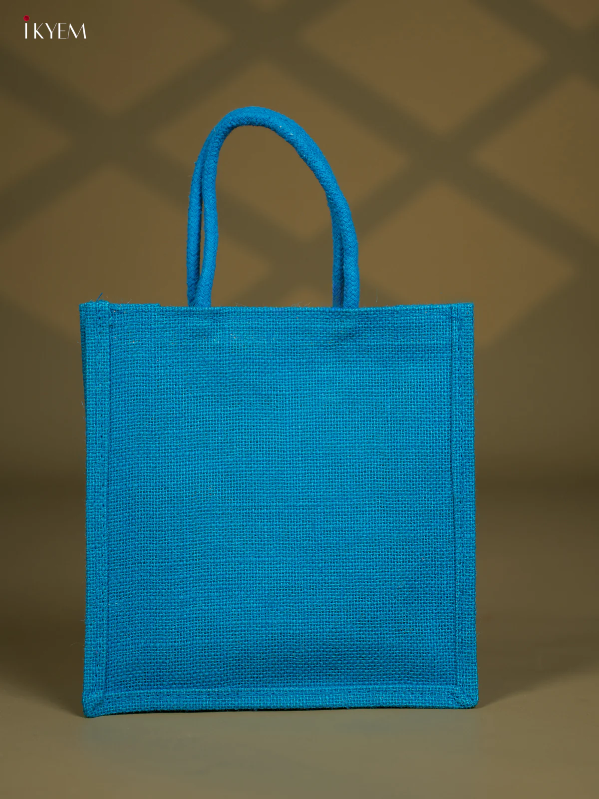Jute Kalamkari Bag - Blue - Image 4