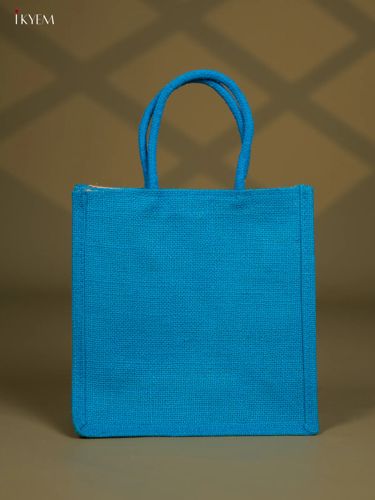 Jute Kalamkari Bag - Blue - Image 4