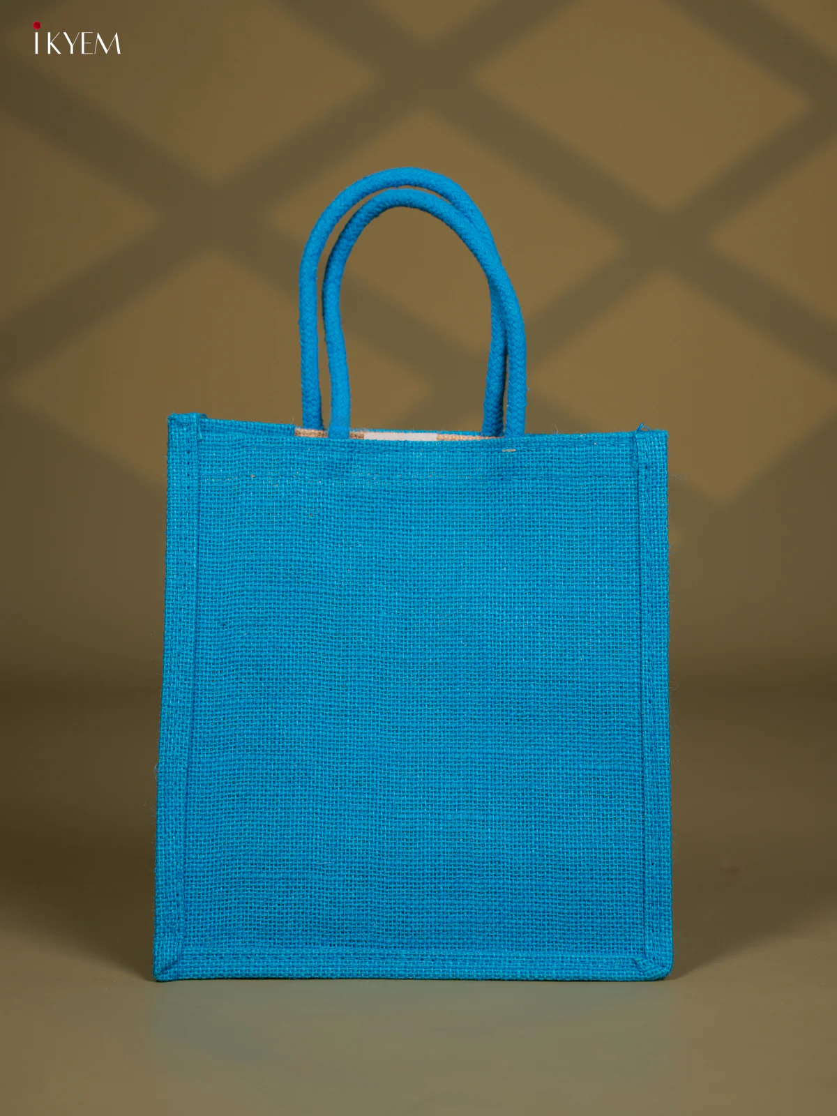 Jute Kalamkari Bag - Blue - Image 4