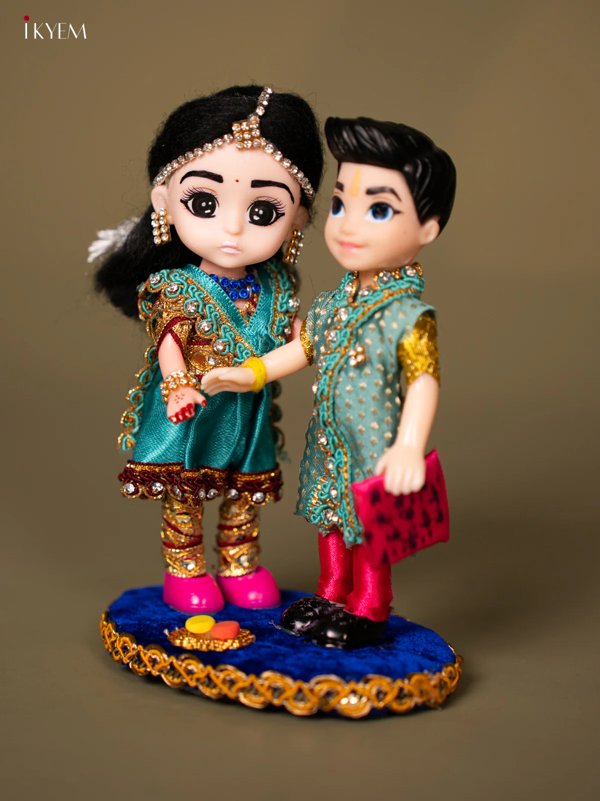 Raksha Bandhan Brother & Sister - Sky Blue - KG18119 - Image 2