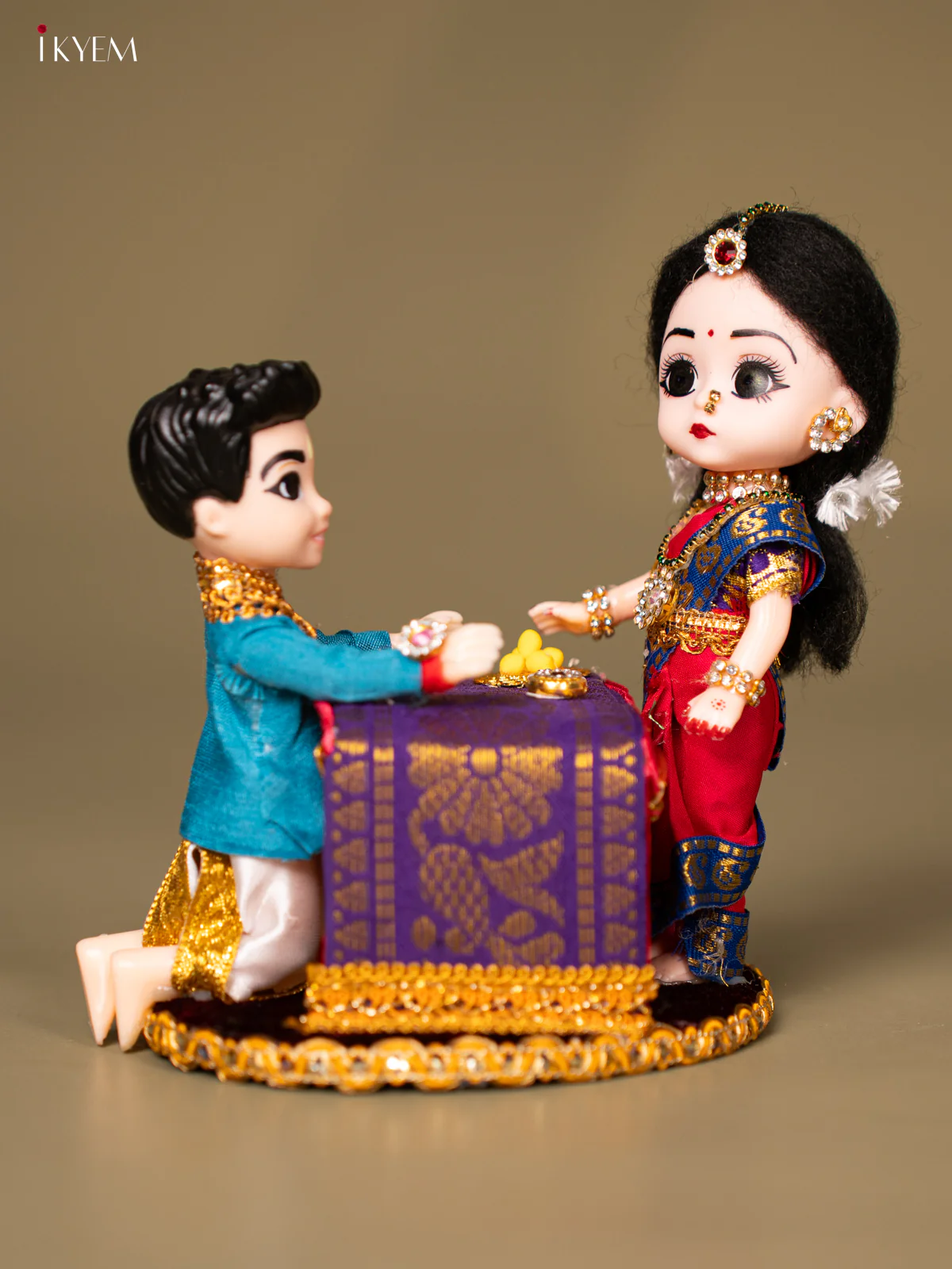 Raksha Bandhan Brother & Sister - Blue with red - KG18123 - Image 4