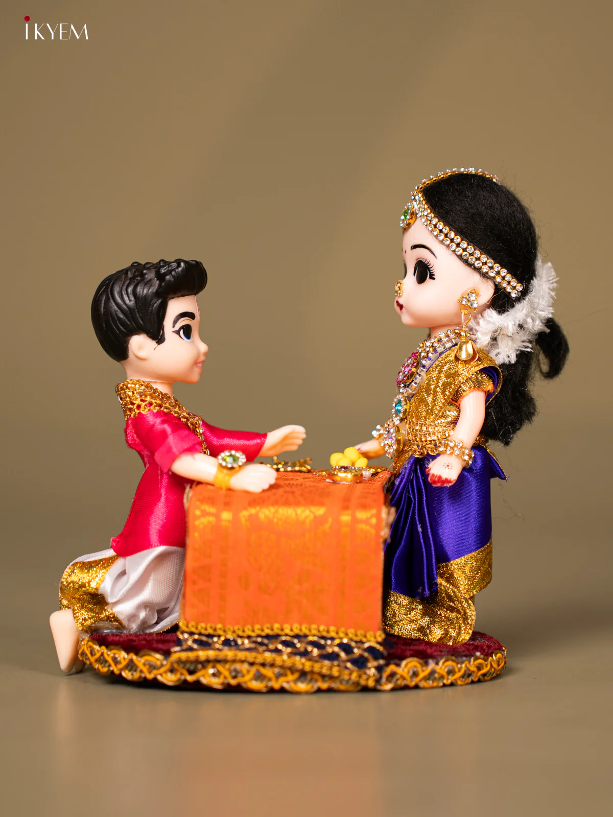 Raksha Bandhan Brother & Sister - Pink with Blue - KG18124