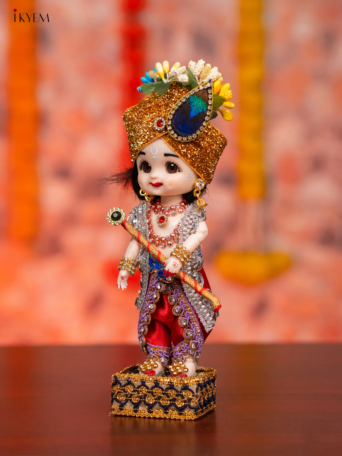 KRISHNA - Golu Display Doll - 7.5 inches - KG30135 - Image 3