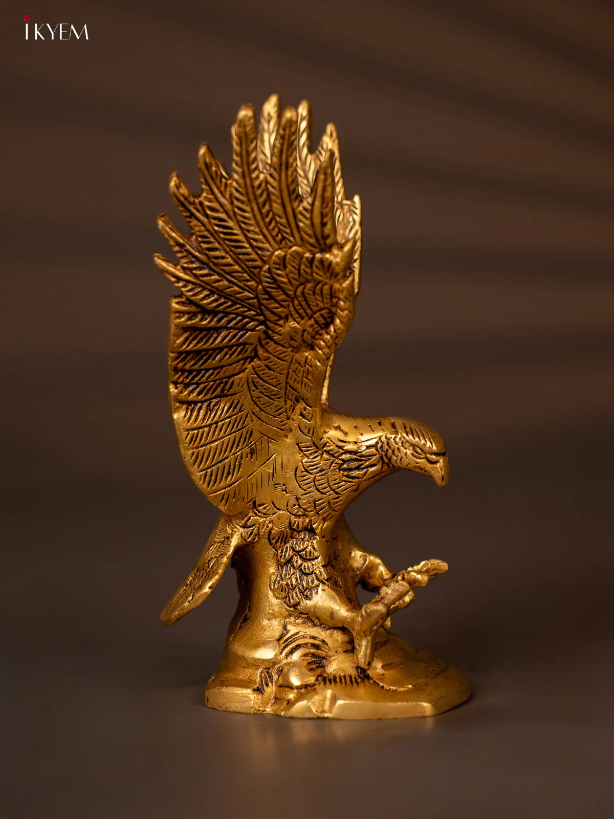 Brass Flying Eagle Statue - KH01116 - Image 2
