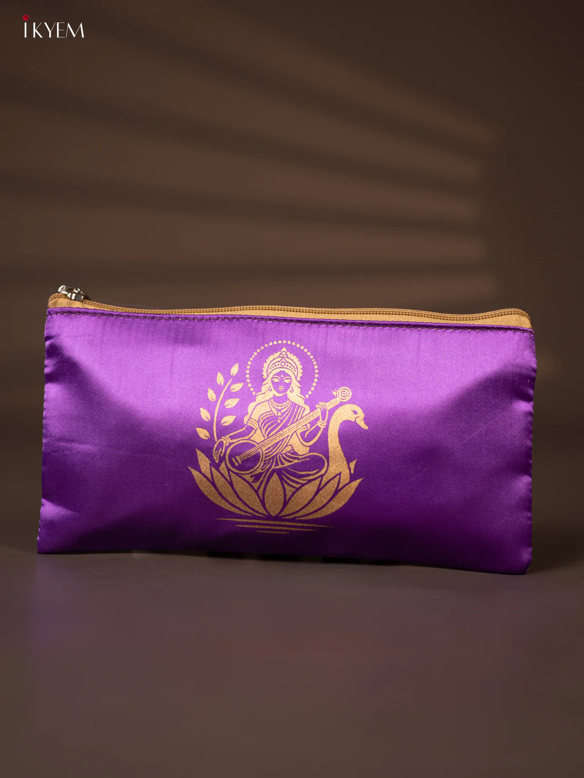Satin purse lakshmi with Purple - KH04118