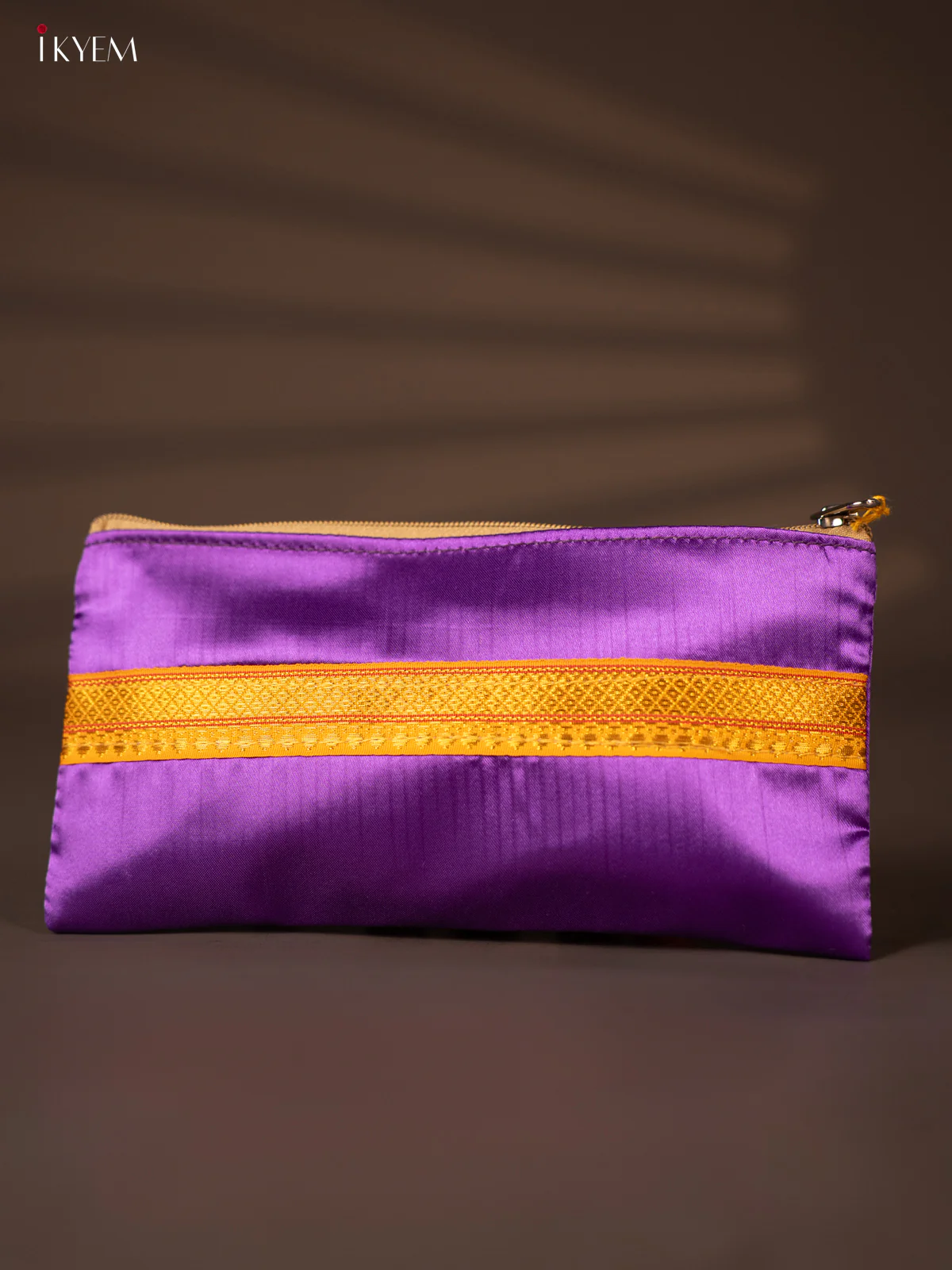 Satin purse lakshmi with Purple - KH04118 - Image 4