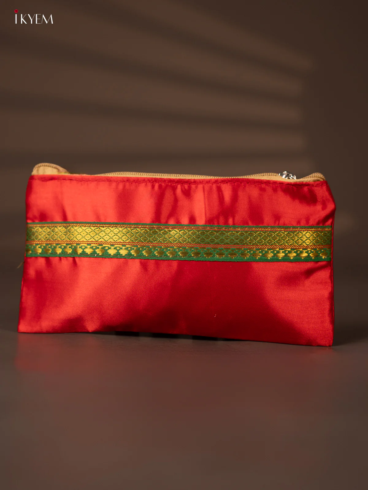 Satin purse lakshmi with Red - KH04122 - Image 4