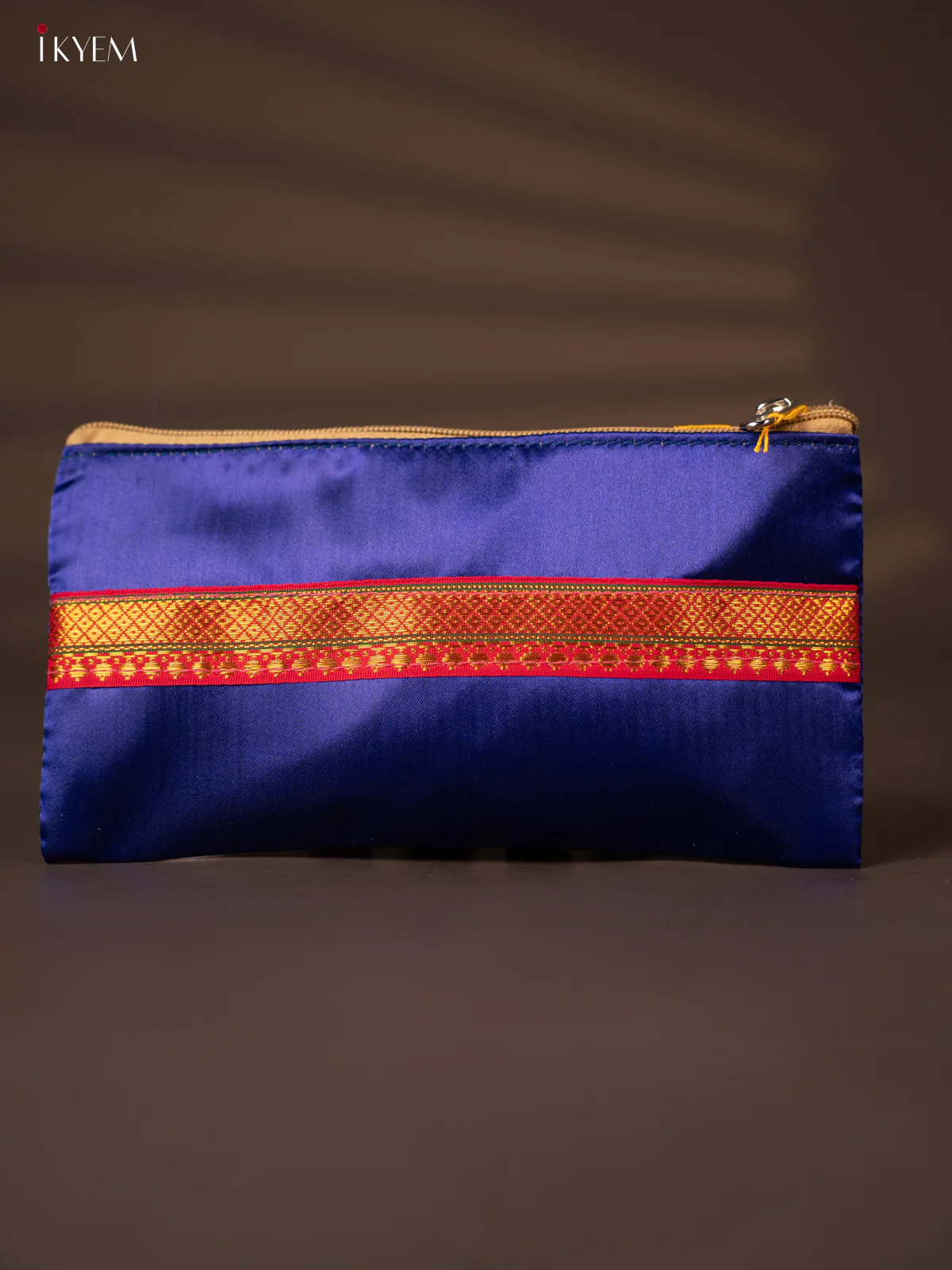 Satin purse lakshmi with blue - KH04123 - Image 4
