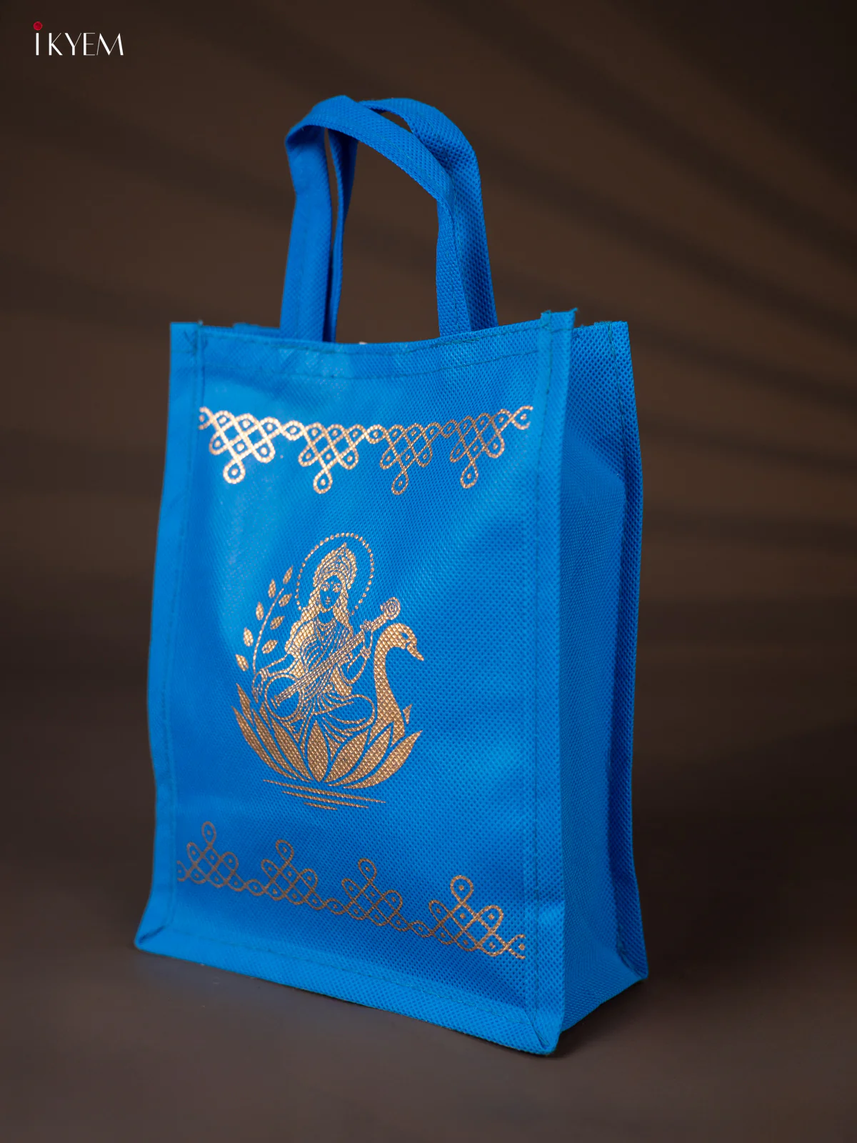 Lakshmi Printed Non Woven Bag - Blue - KH04130 - Image 3
