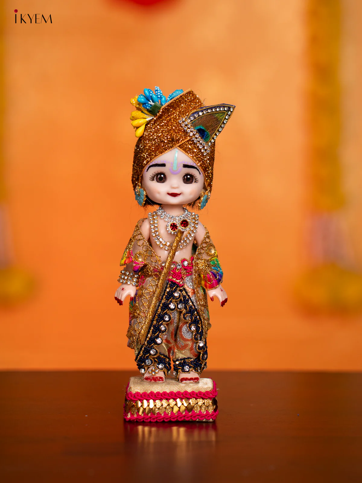 Krishna- Golu Display Doll - 7.5 Inches - KH07113 - Image 3