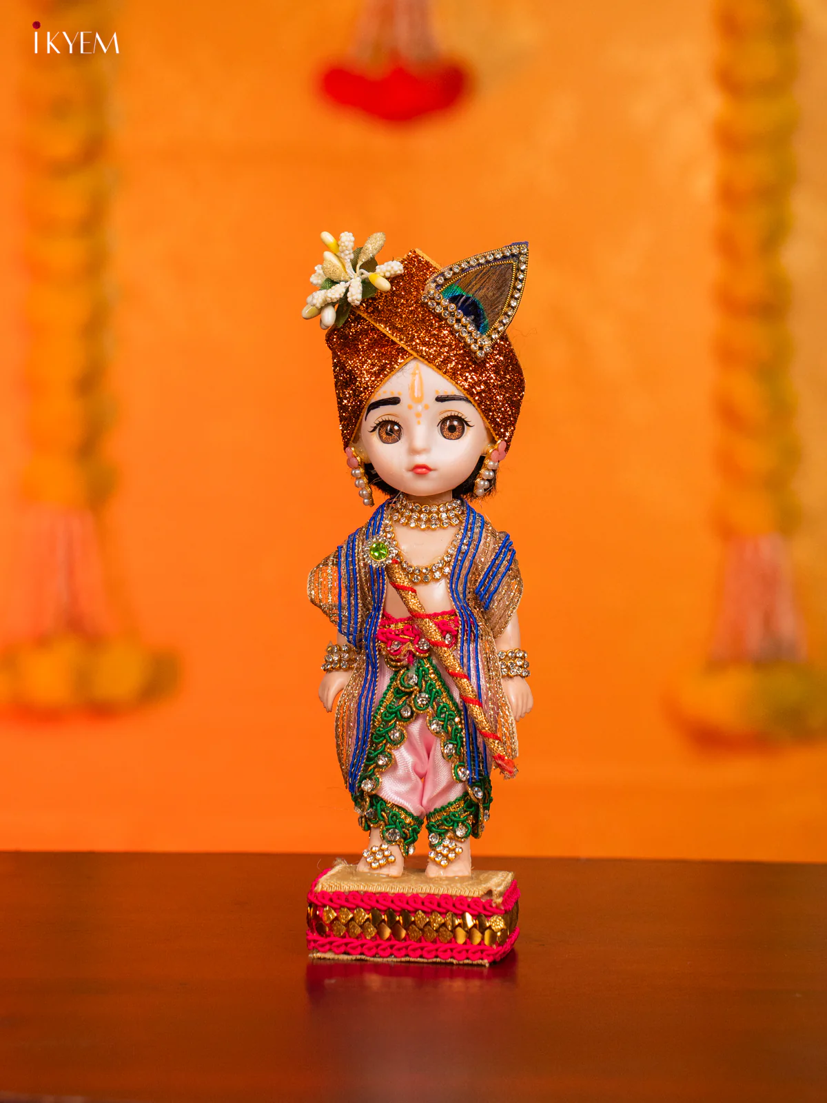 Krishna- Golu Display Doll - 7.5 Inches - KH07114
