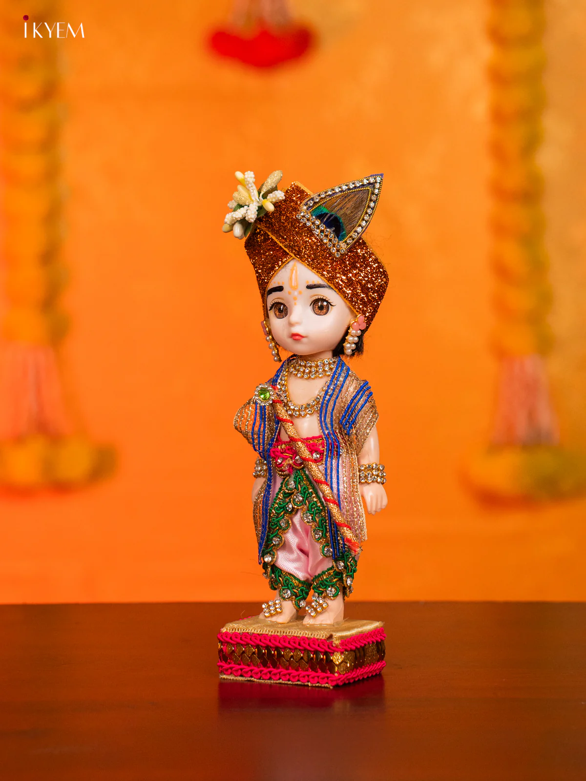 Krishna- Golu Display Doll - 7.5 Inches - KH07114 - Image 3