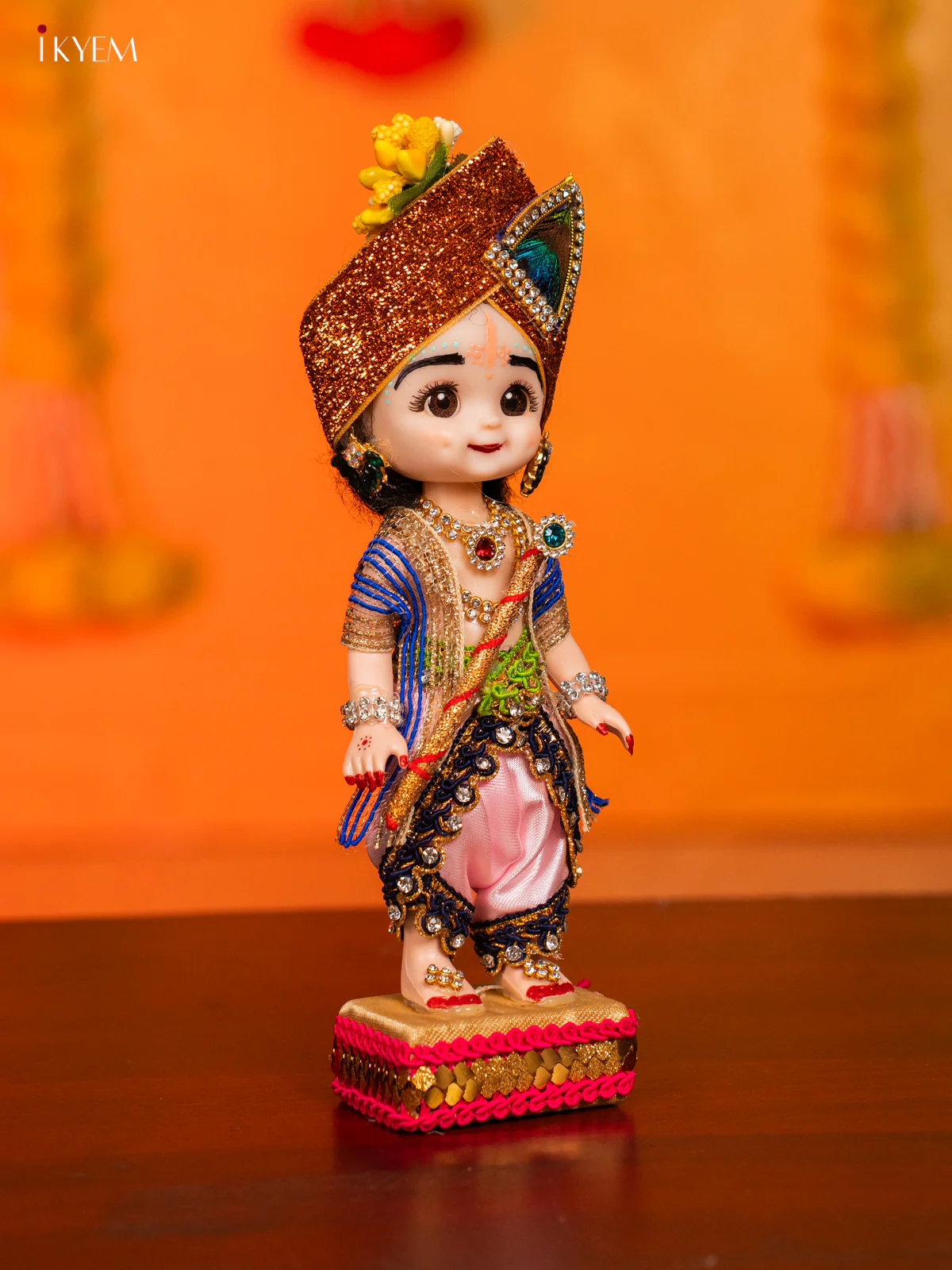 Krishna- Golu Display Doll - 7.5 Inches - KH07115 - Image 2