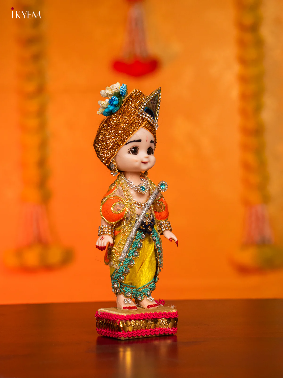 Krishna- Golu Display Doll - 7.5 Inches - KH07116 - Image 3