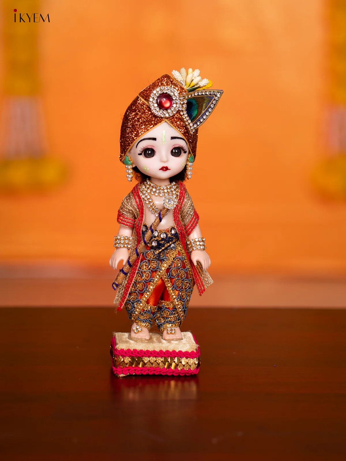 Krishna- Golu Display Doll - 7.5 Inches - KH07117