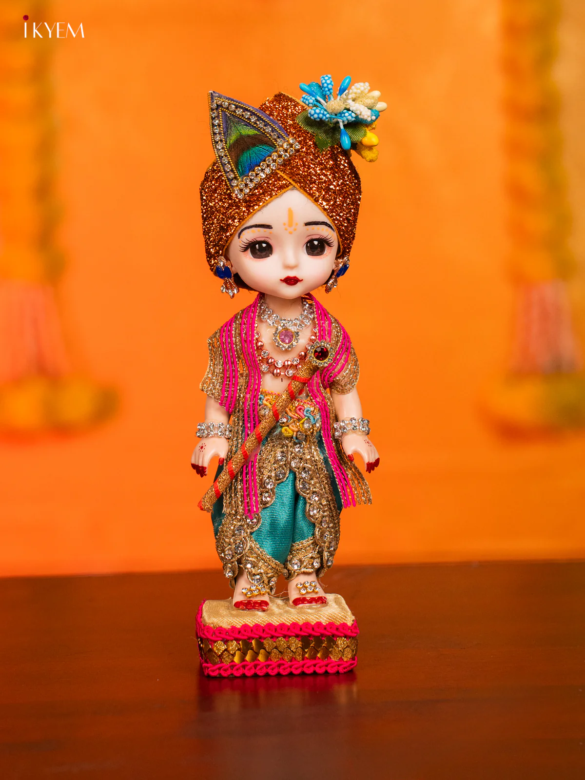 Krishna- Golu Display Doll - 7.5 Inches - KH07119