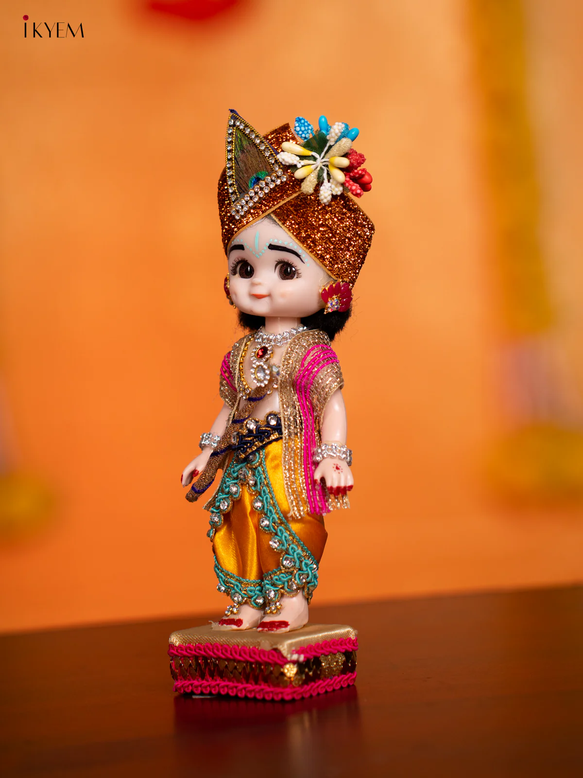Krishna- Golu Display Doll - 7.5 Inches - KH07122 - Image 3
