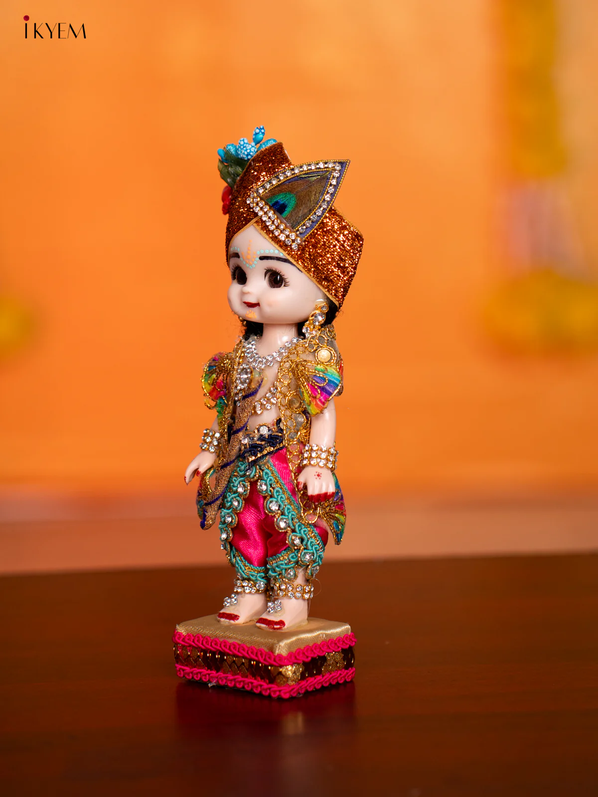 Krishna- Golu Display Doll - 7.5 Inches - KH07125 - Image 3