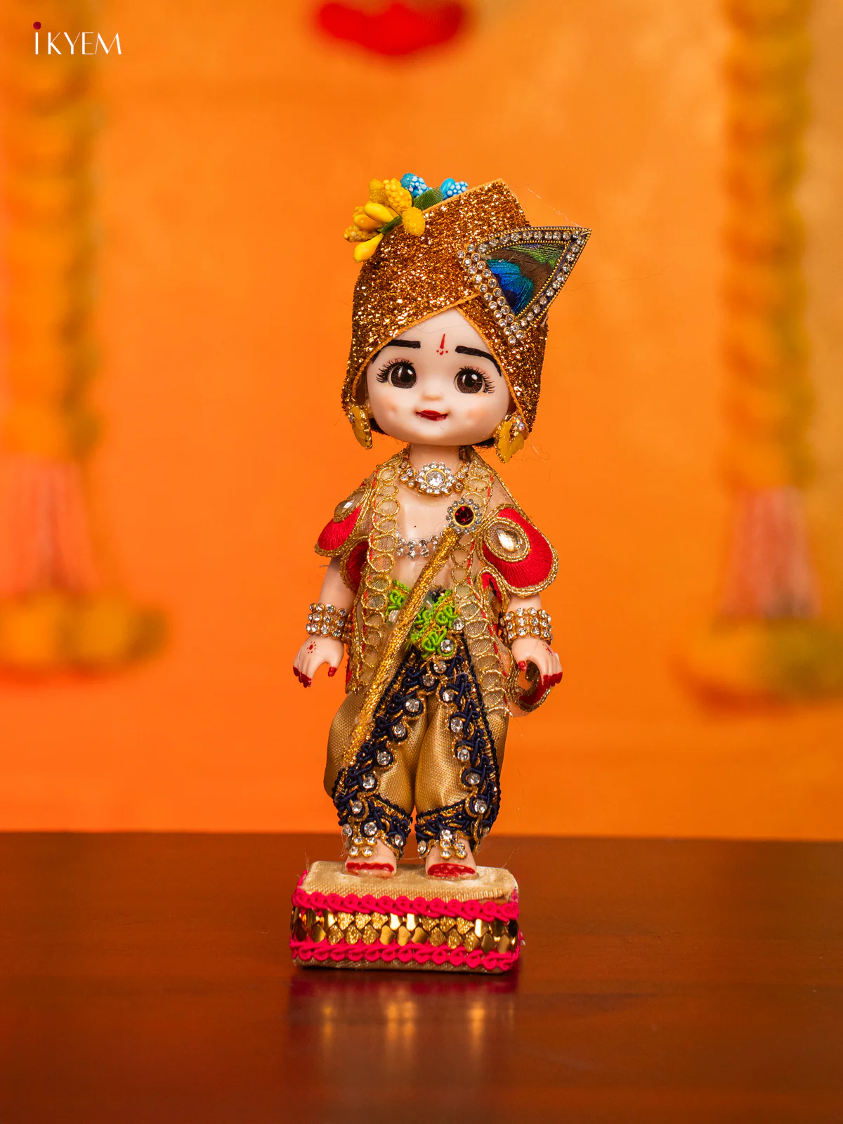 Krishna- Golu Display Doll - 7.5 Inches - KH07127