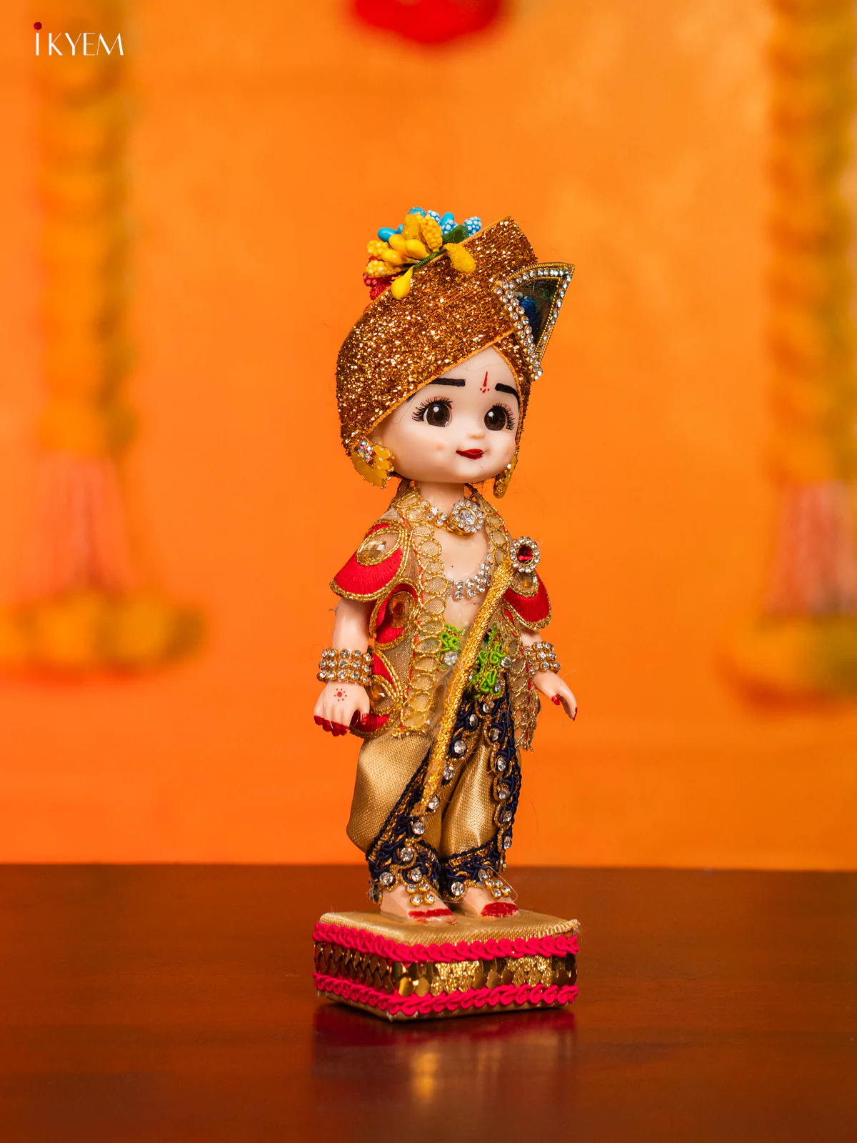 Krishna- Golu Display Doll - 7.5 Inches - KH07127 - Image 2