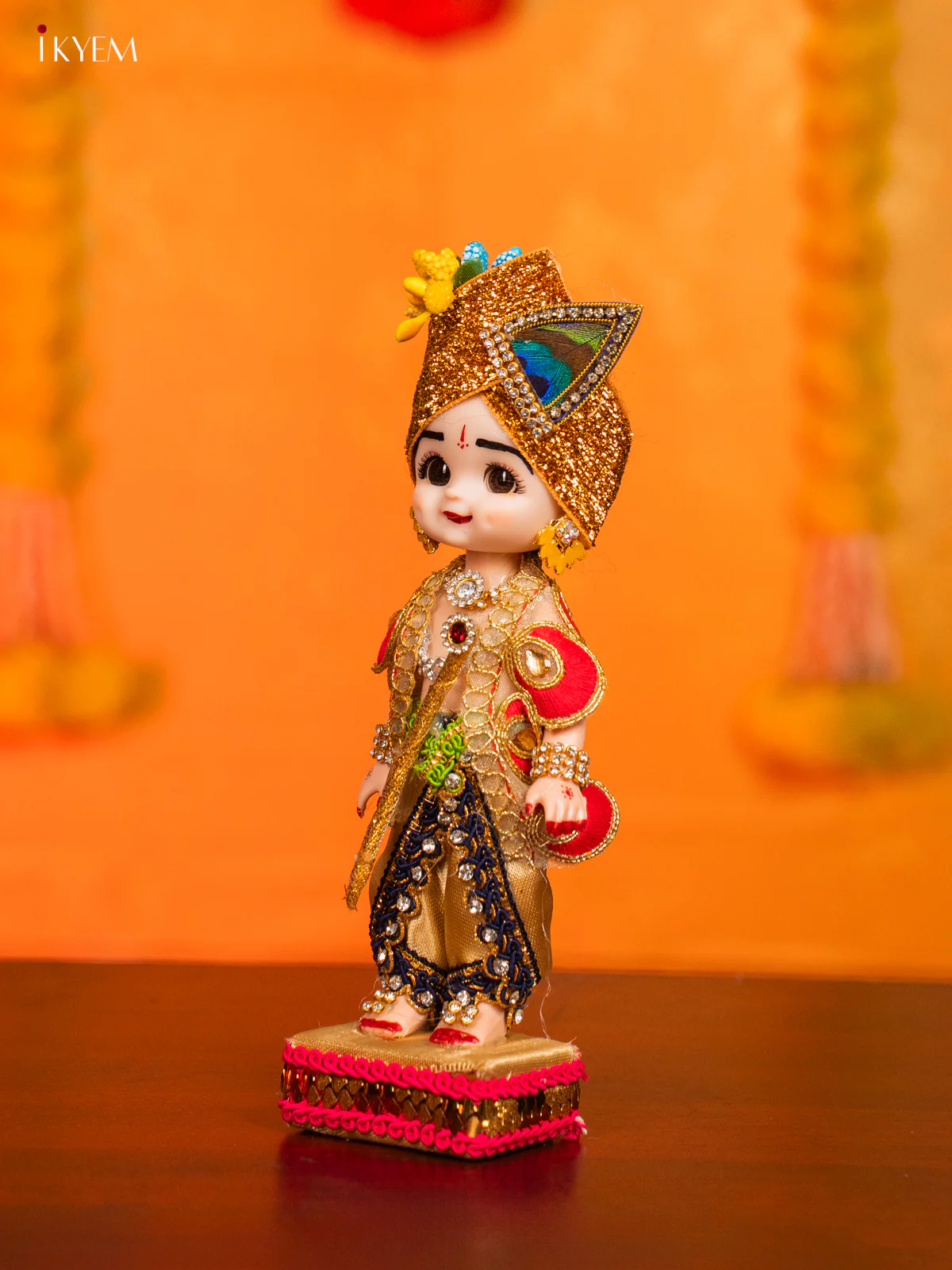 Krishna- Golu Display Doll - 7.5 Inches - KH07127 - Image 3