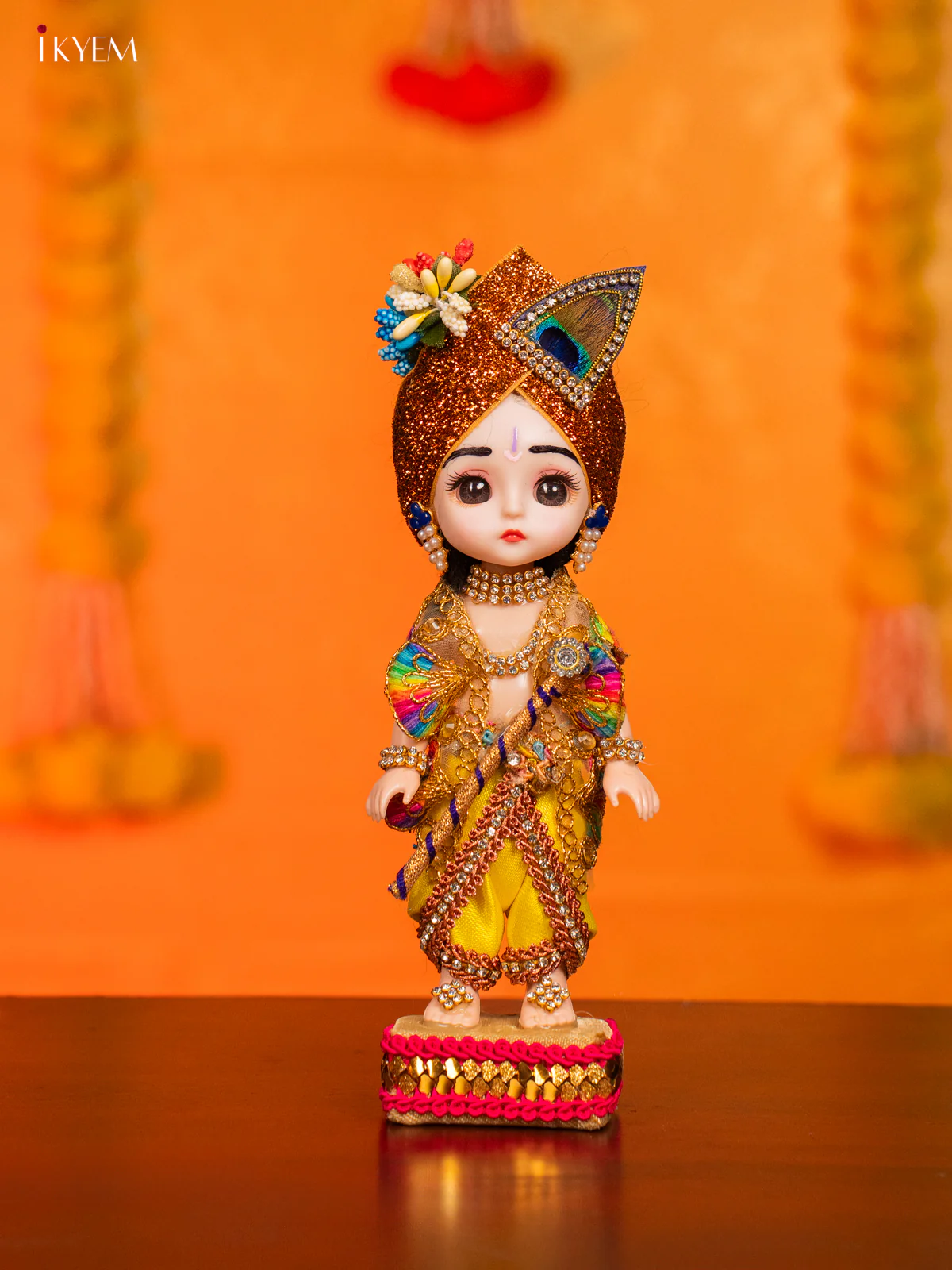 Krishna- Golu Display Doll - 7.5 Inches - KH07129