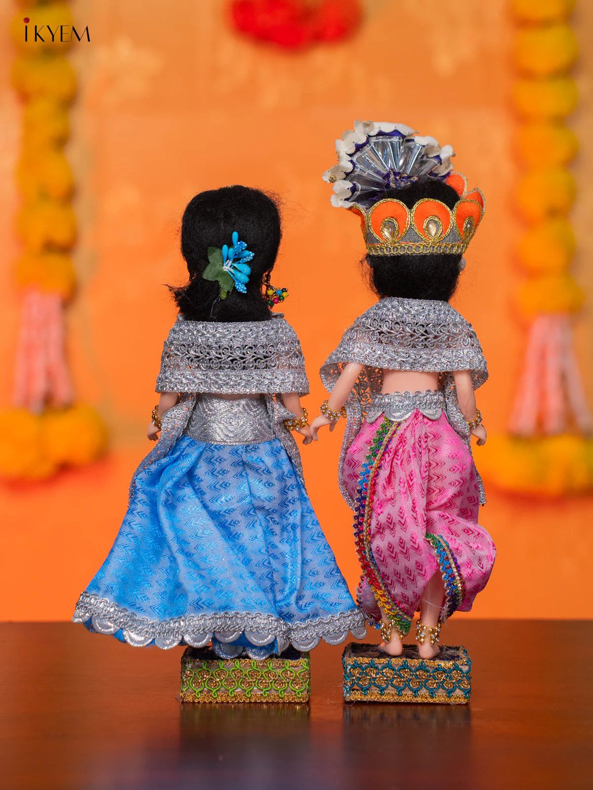 Radha Krishna Golu Doll - 10 Inches - KH07141 - Image 4