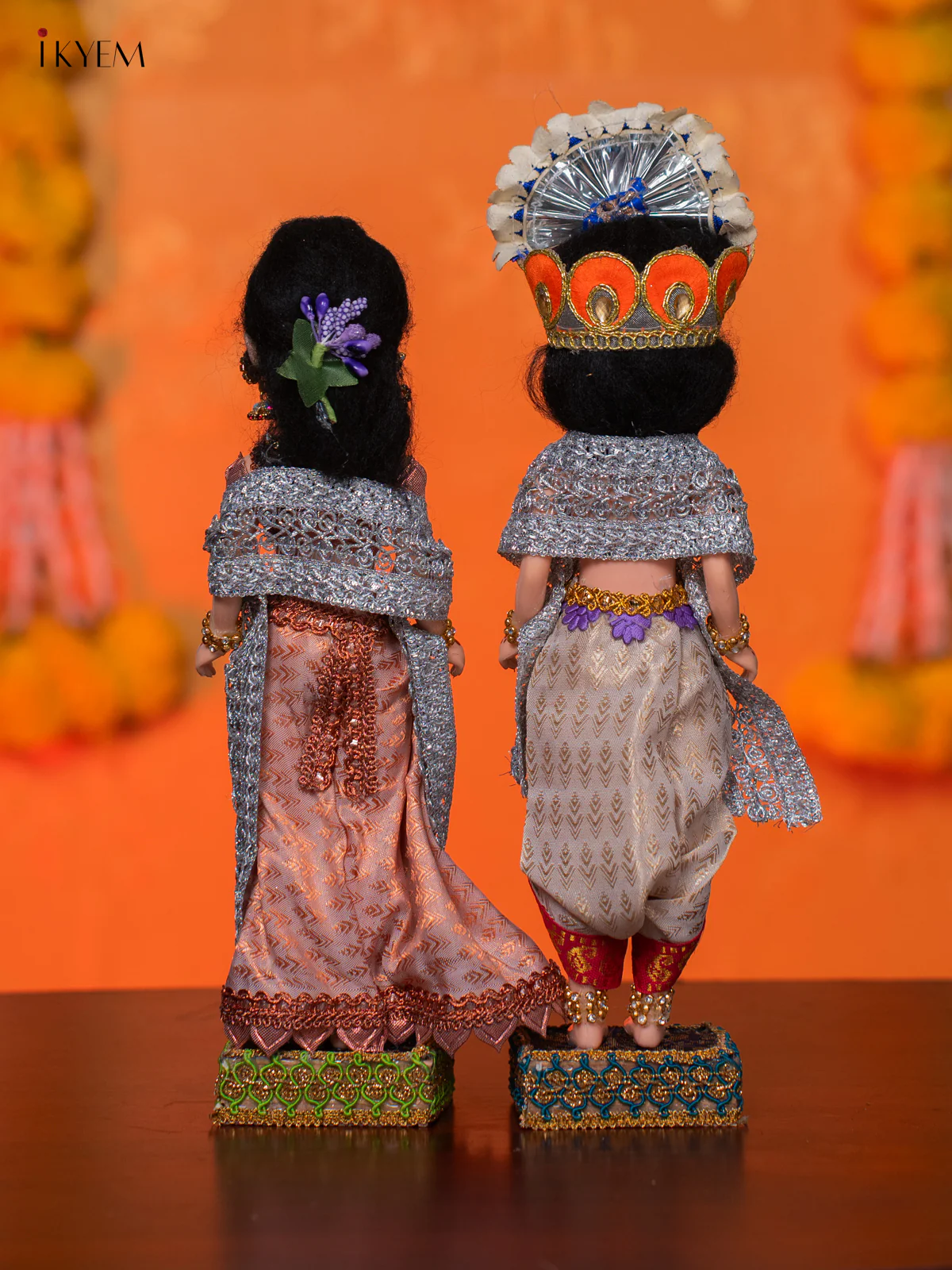 Radha Krishna Golu Doll - 10 Inches - KH07144 - Image 4