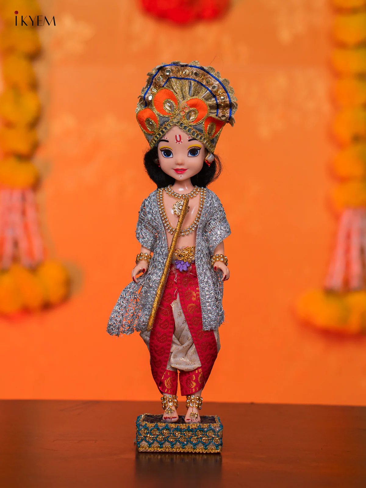 Radha Krishna Golu Doll - 10 Inches - KH07144 - Image 5
