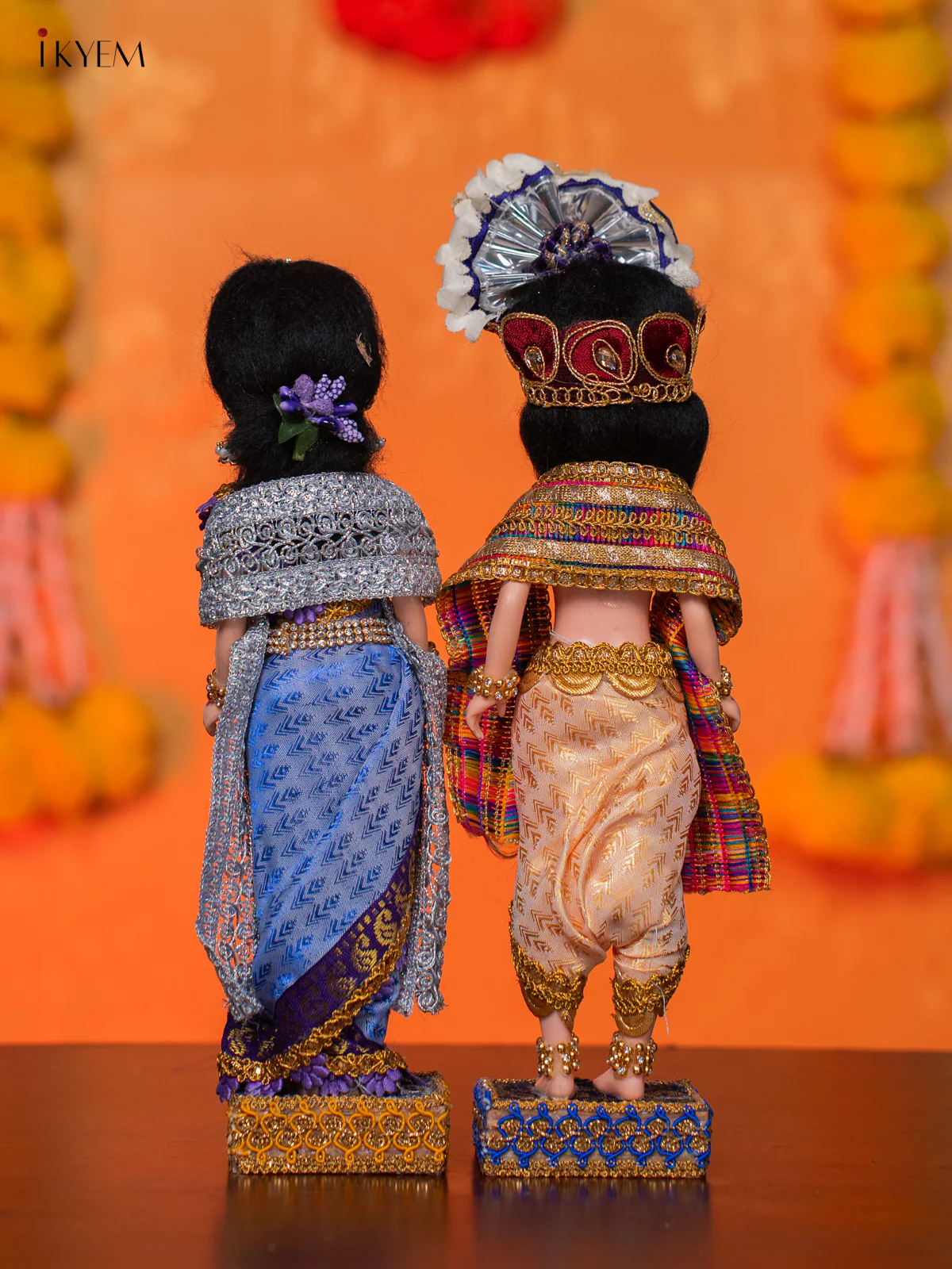 RADHA KRISHNA - Golu Display Doll - 10 Inches - KH07147 - Image 4