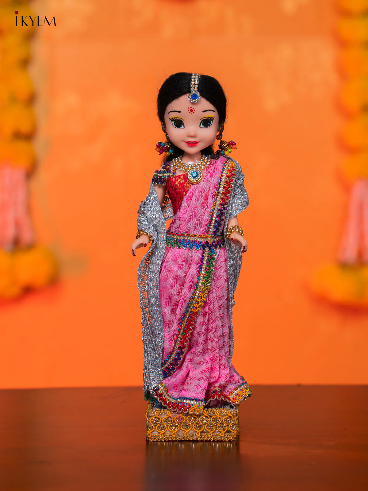 RADHA KRISHNA - Golu Display Doll - 10 Inches - KH07148 - Image 6