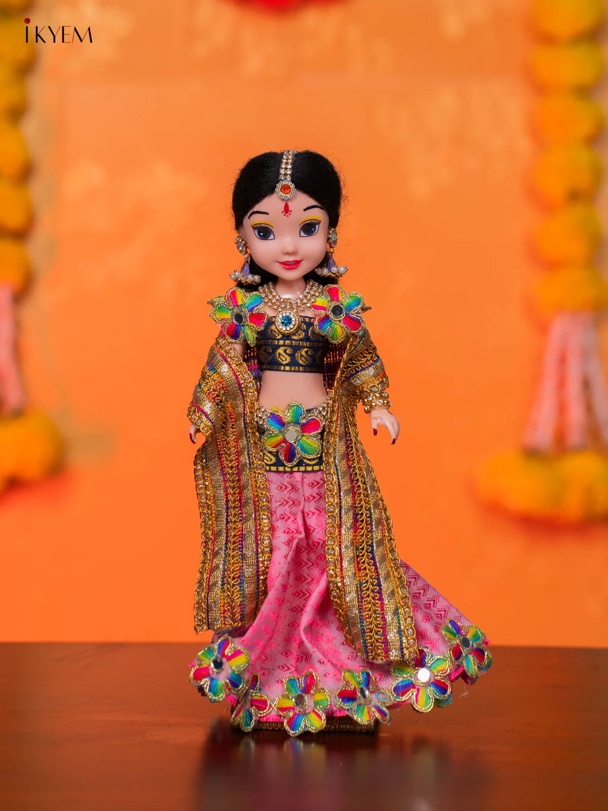 RADHA KRISHNA - Golu Display Doll - 10 Inches - KH07149 - Image 6