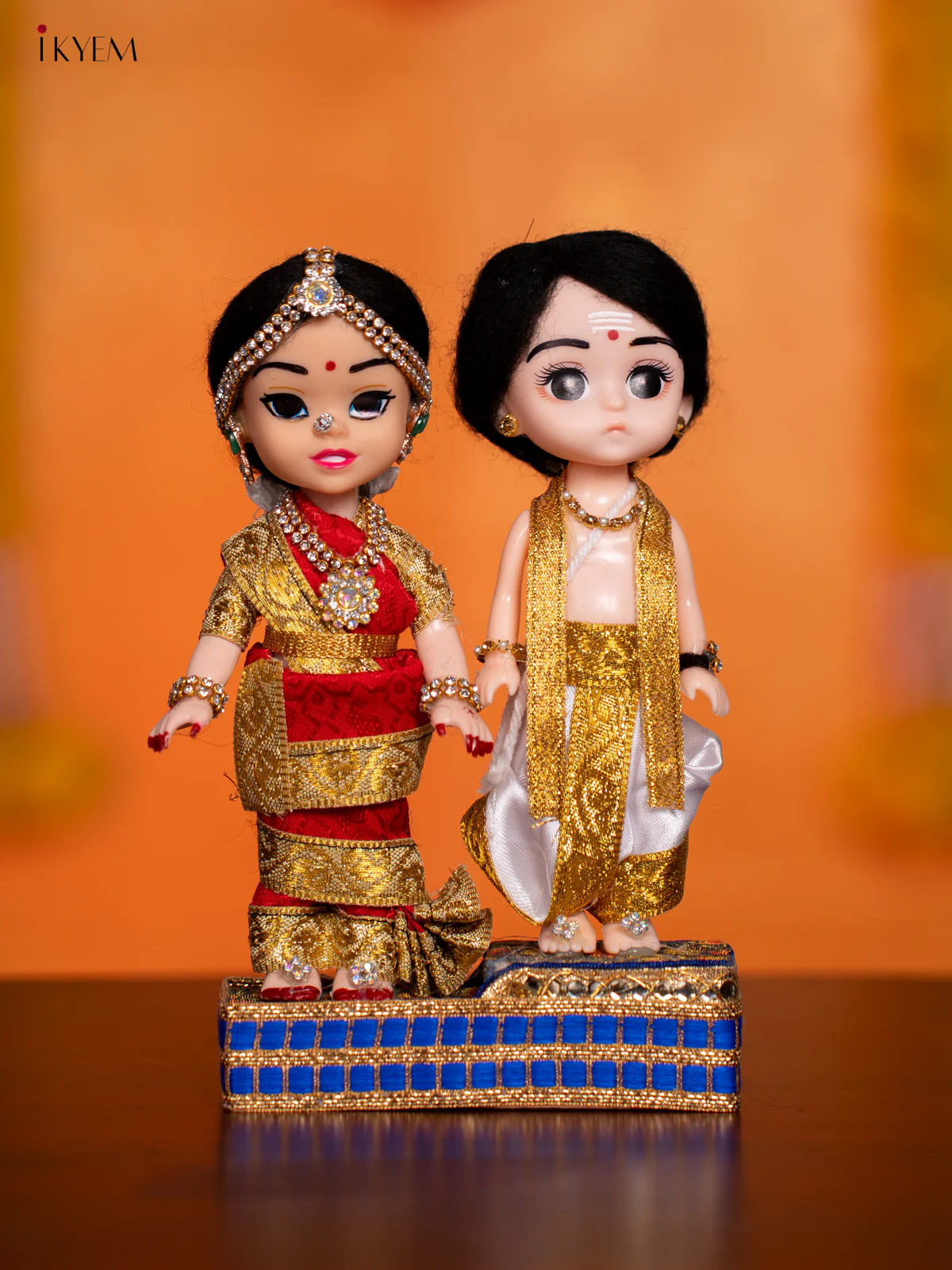 IYER COUPLE - Golu Display Doll - 7 Inches - KH07159