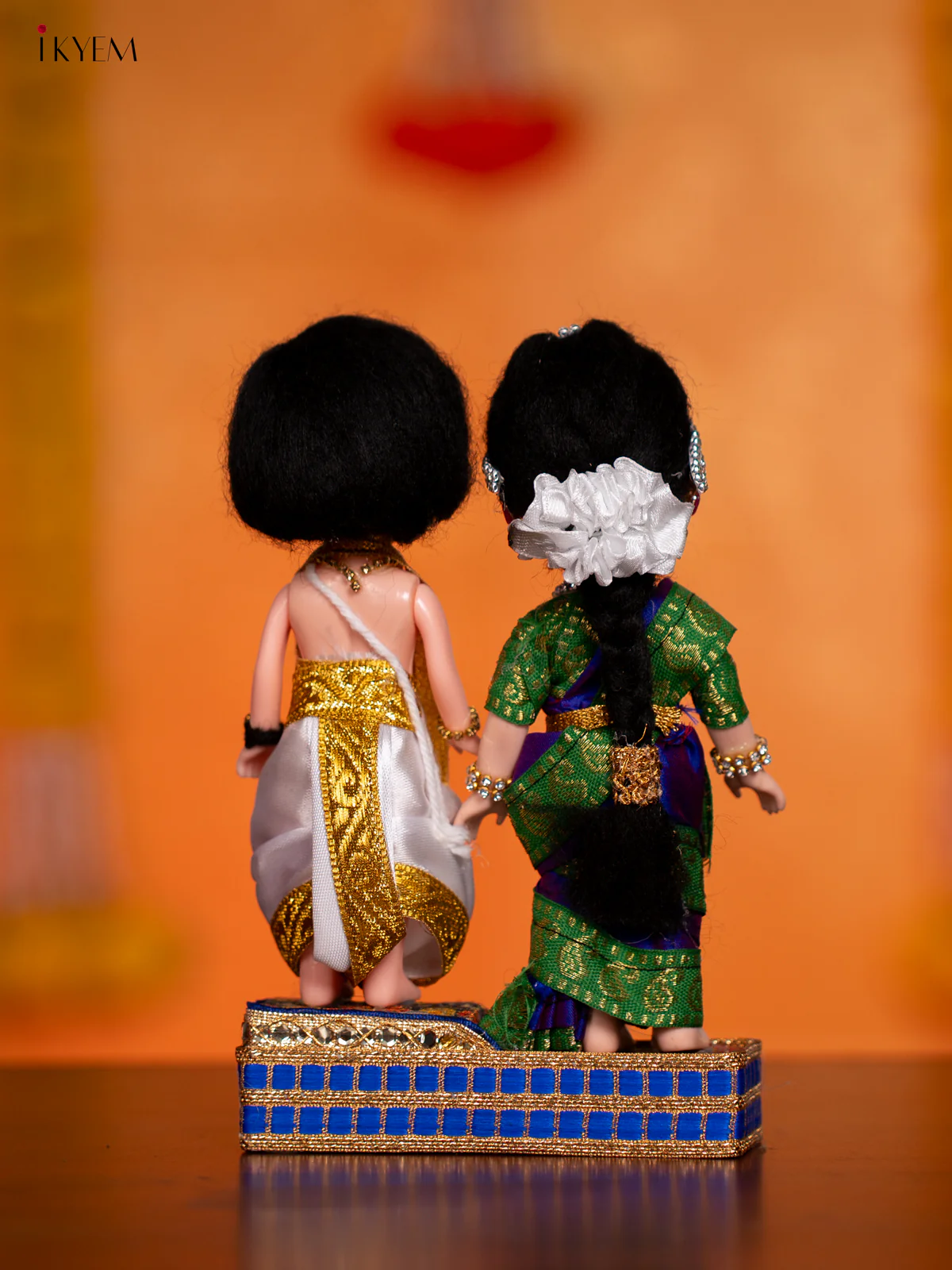IYER COUPLE - Golu Display Doll - 7 Inches - KH07160 - Image 4