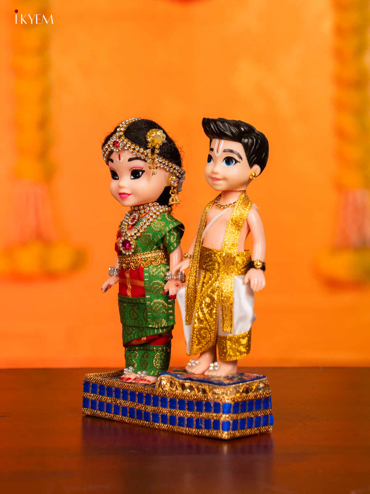 IYENGAR COUPLE - Golu Display Doll - 7 Inches - KH07162 - Image 3