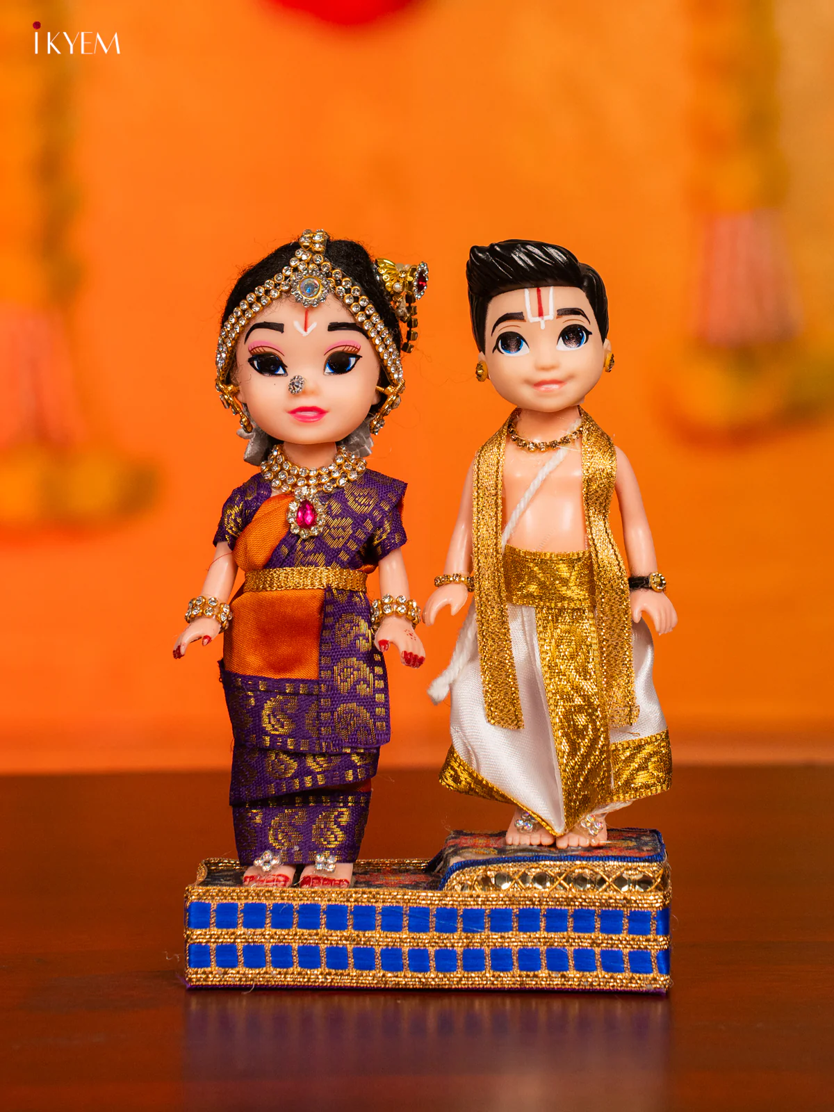 IYENGAR COUPLE - Golu Display Doll - 7 Inches - KH07164
