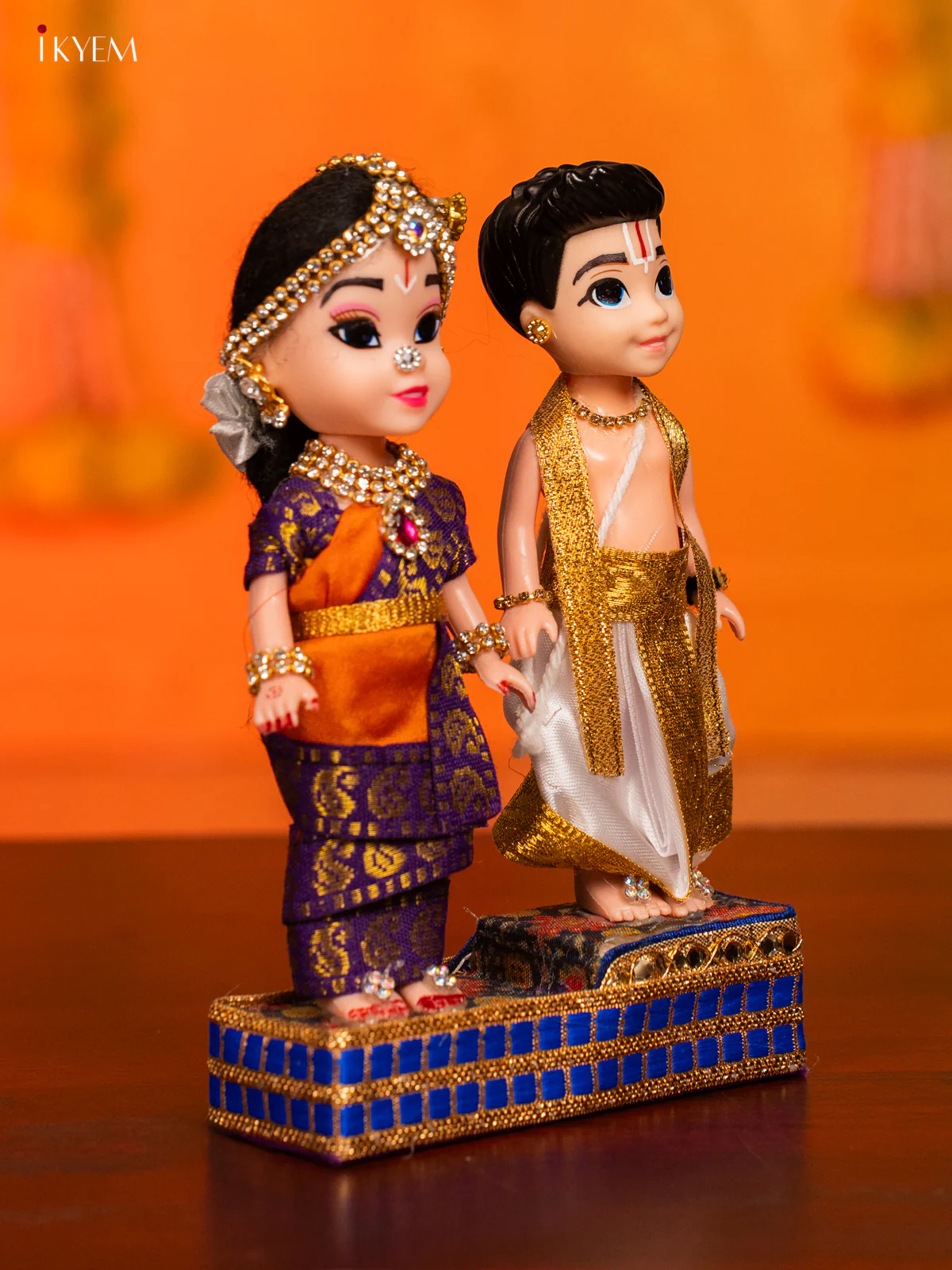 IYENGAR COUPLE - Golu Display Doll - 7 Inches - KH07164 - Image 2