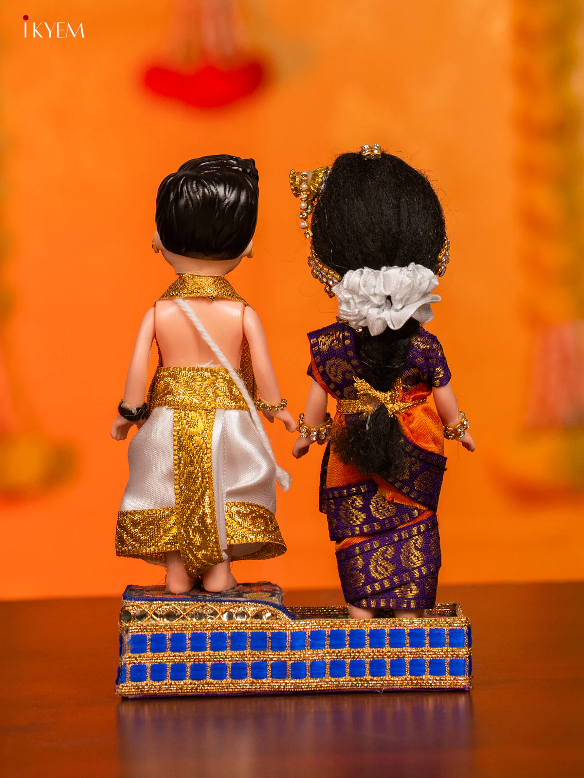 IYENGAR COUPLE - Golu Display Doll - 7 Inches - KH07164 - Image 4