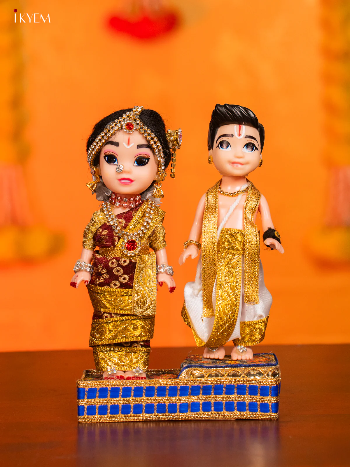 IYENGAR COUPLE - Golu Display Doll - 7 Inches - KH07165