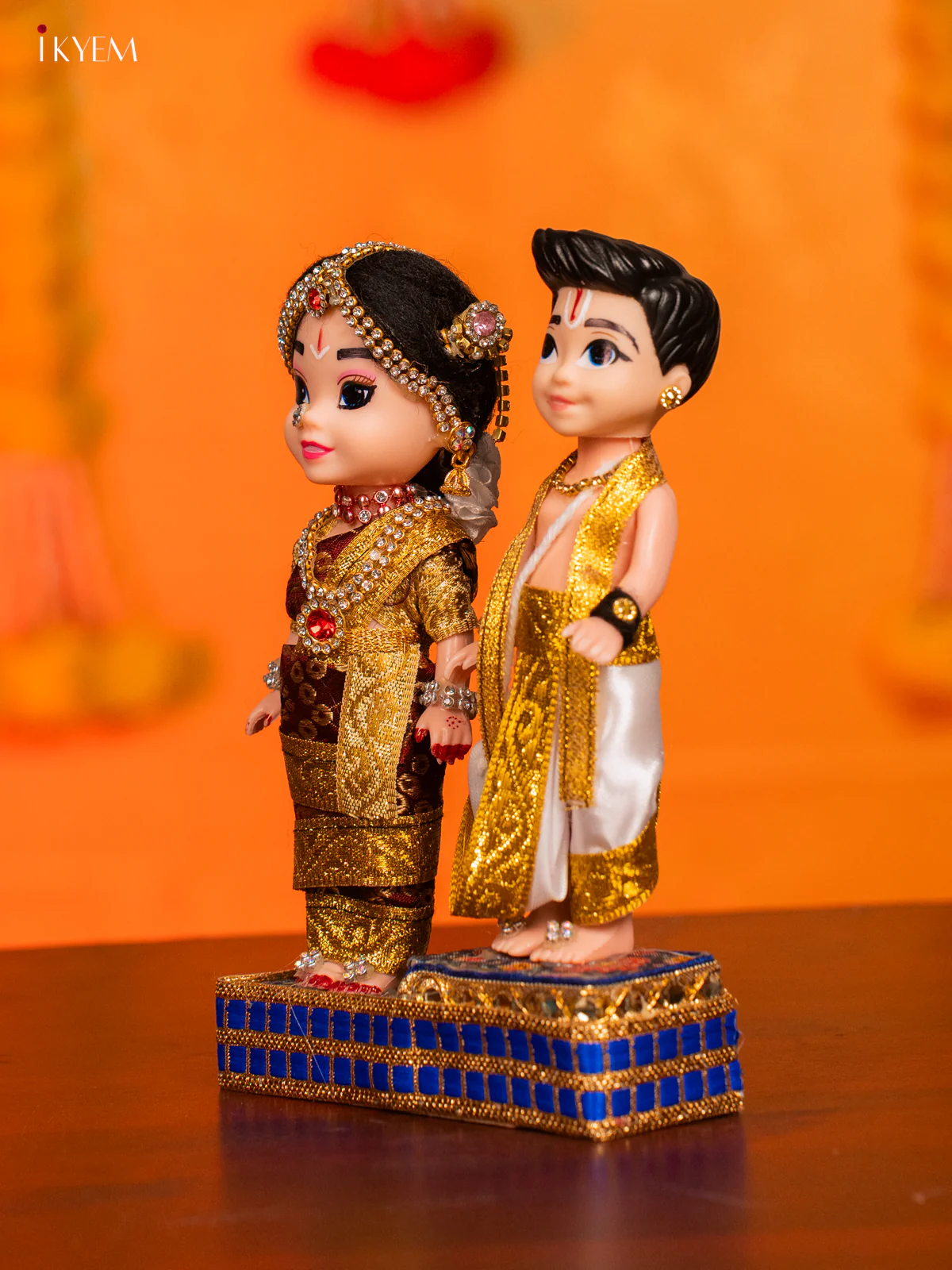 IYENGAR COUPLE - Golu Display Doll - 7 Inches - KH07165 - Image 3