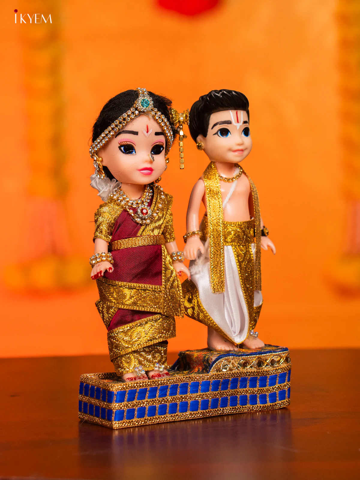IYENGAR COUPLE - Golu Display Doll - 7 Inches - KH07166 - Image 3