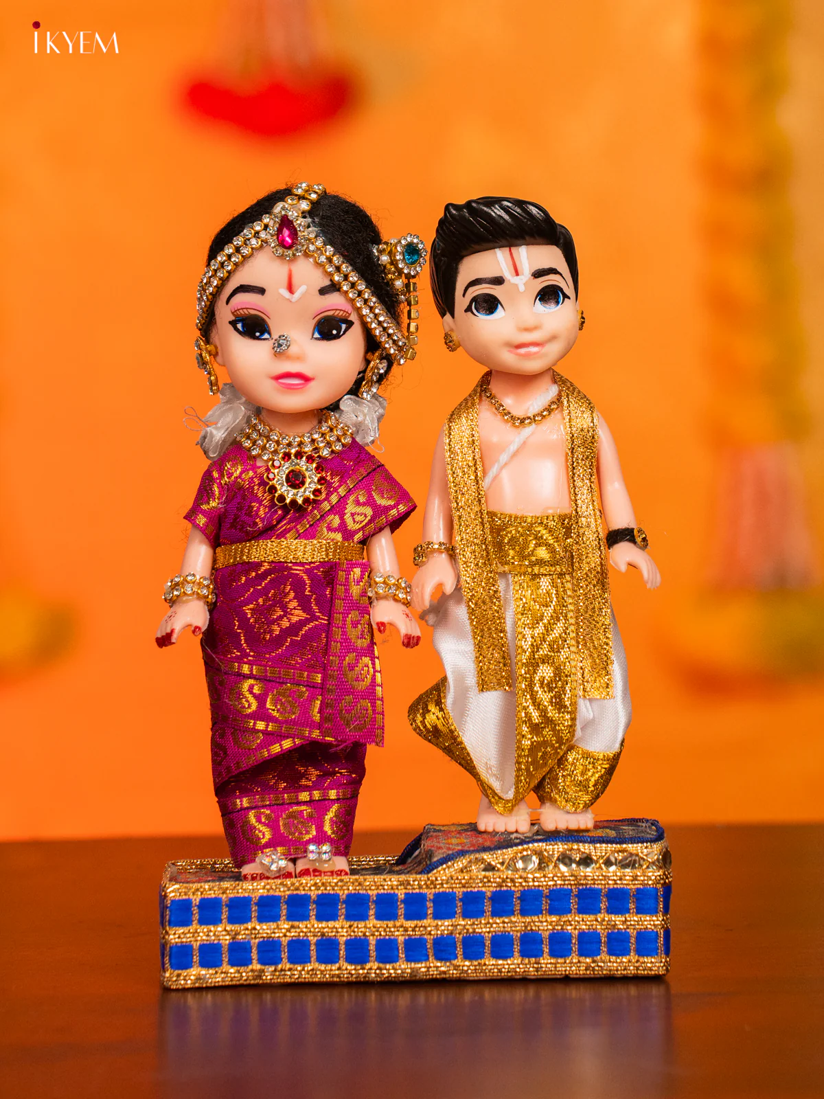 IYENGAR COUPLE - Golu Display Doll - 7 Inches - KH07168