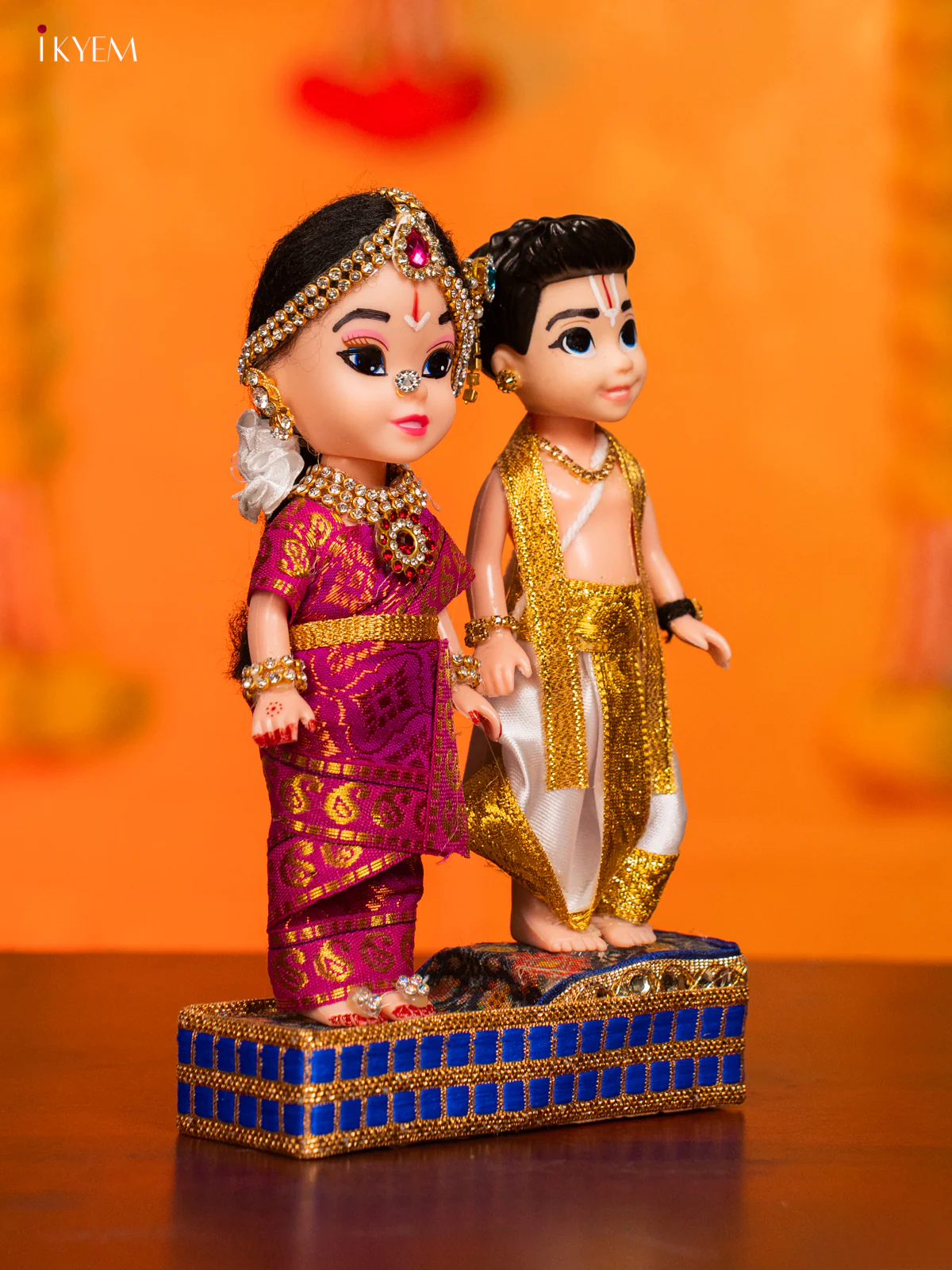 IYENGAR COUPLE - Golu Display Doll - 7 Inches - KH07168 - Image 2