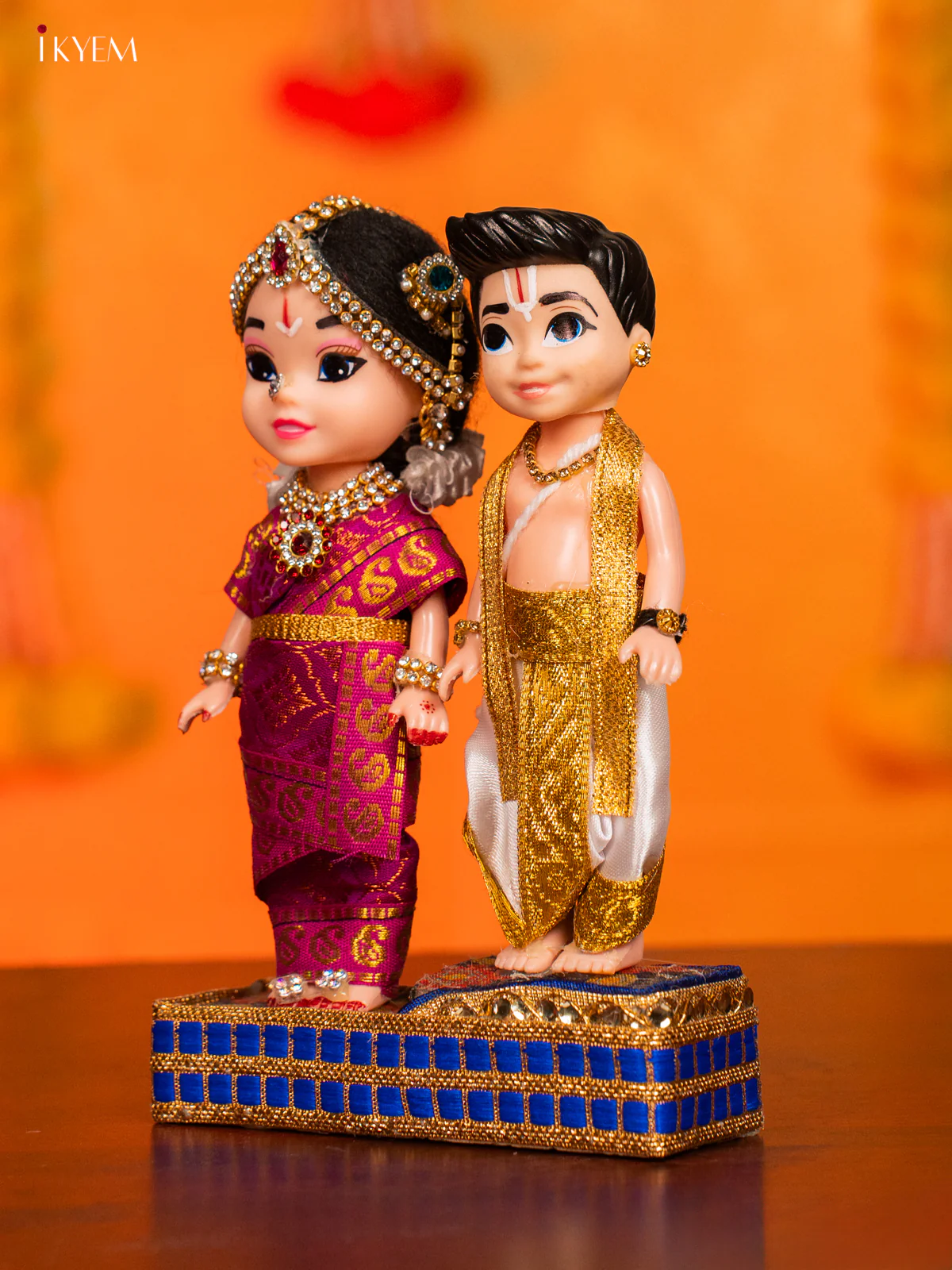 IYENGAR COUPLE - Golu Display Doll - 7 Inches - KH07168 - Image 3