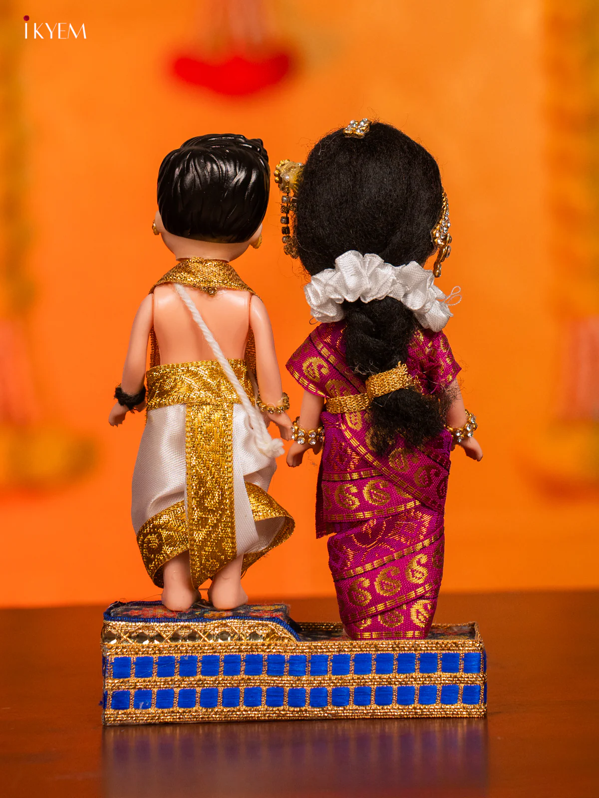 IYENGAR COUPLE - Golu Display Doll - 7 Inches - KH07168 - Image 4