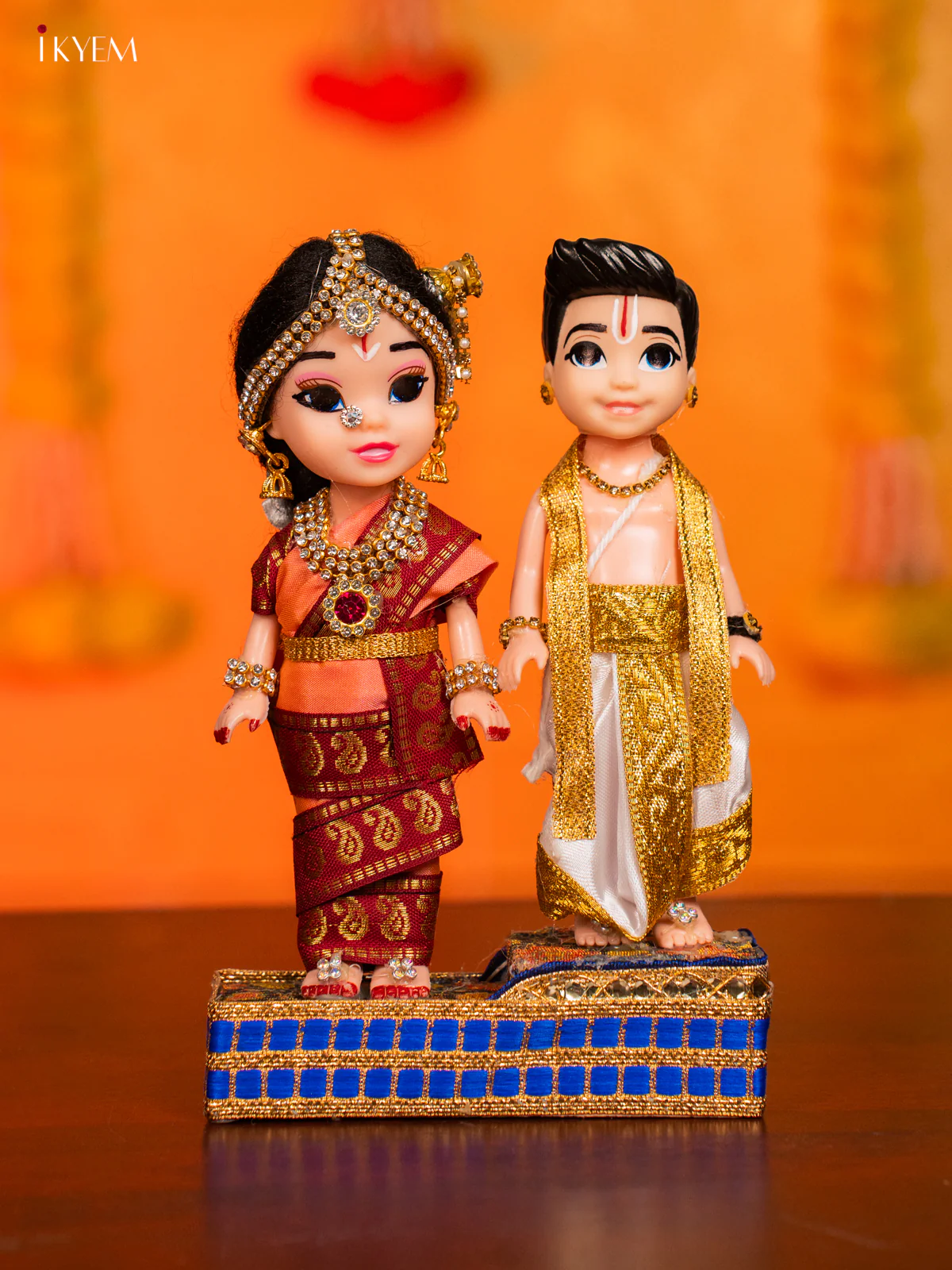 IYENGAR COUPLE - Golu Display Doll - 7 Inches - KH07169